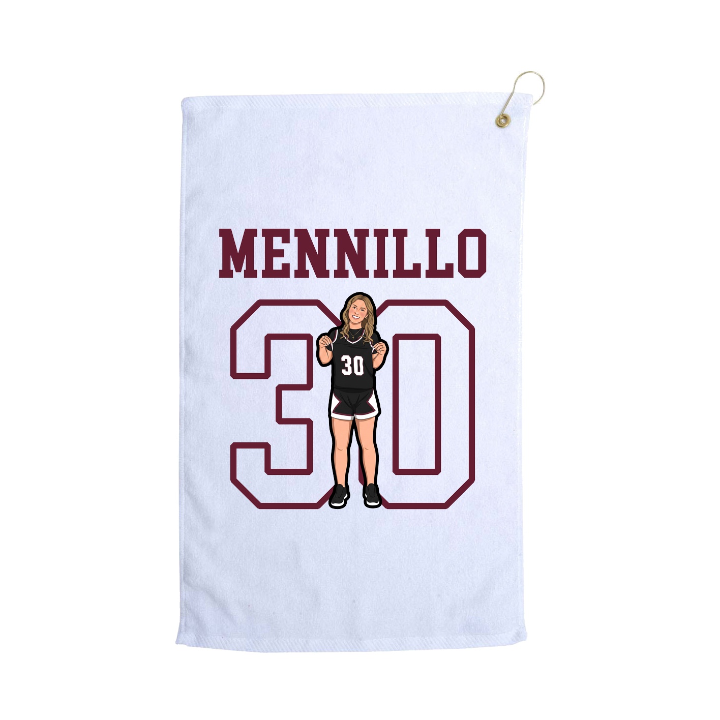 Golf Towel — Shirsey in White