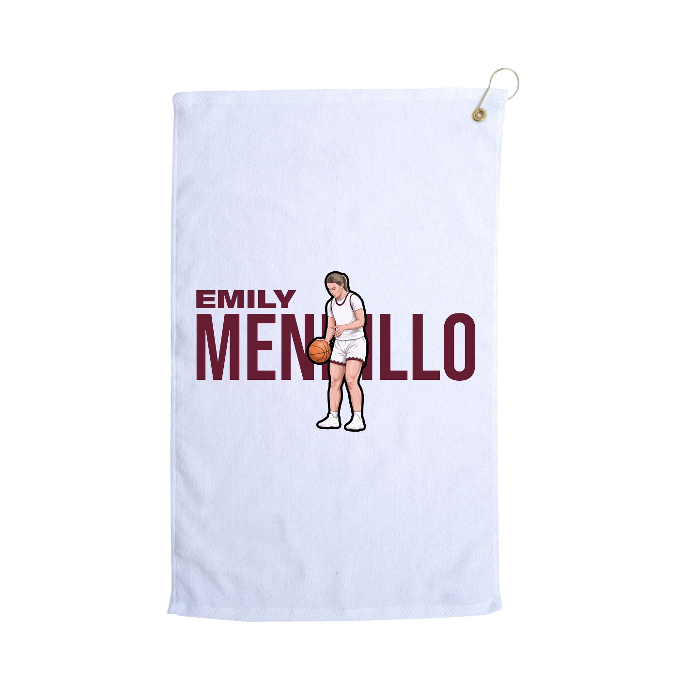 Golf Towel — Player Name in White