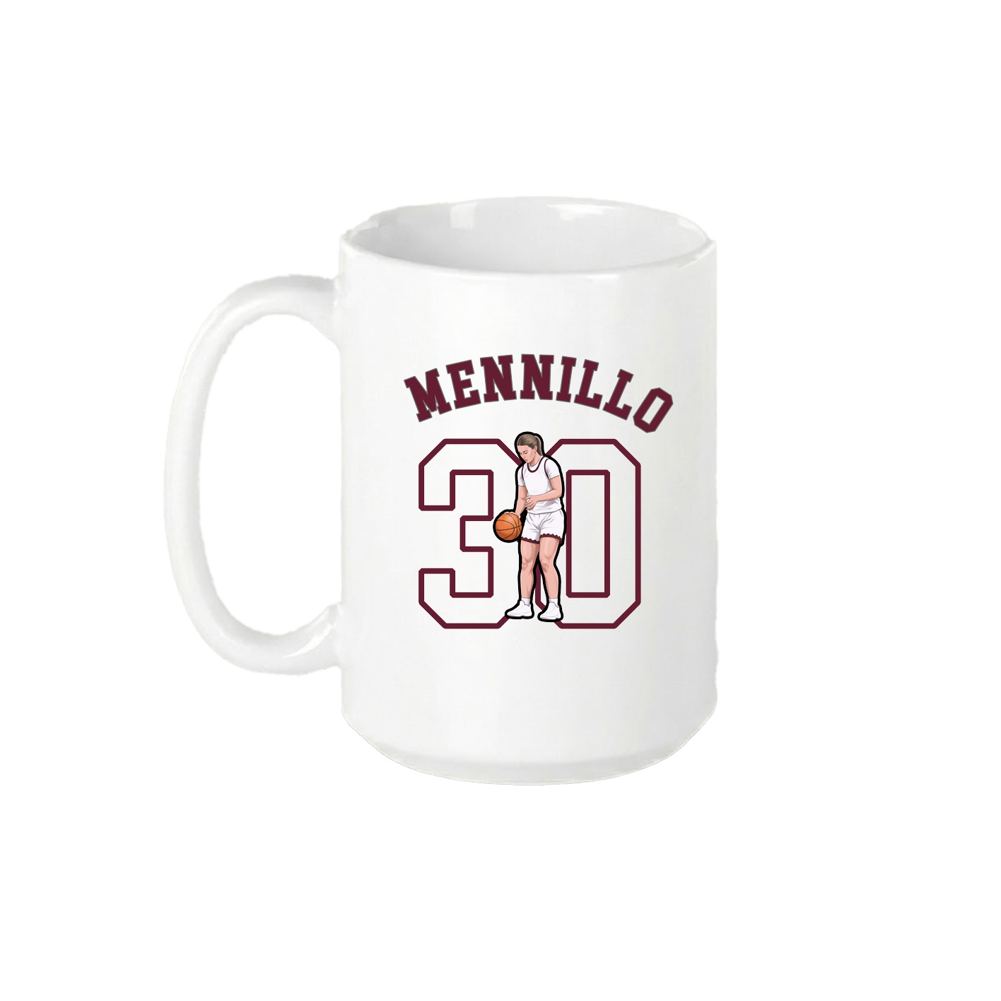 15oz Coffee Mug — Shirsey Arch in White