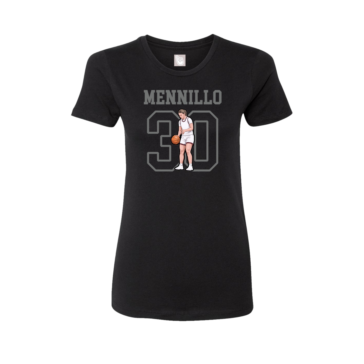 Fitted Women's Tee — Shirsey in Black