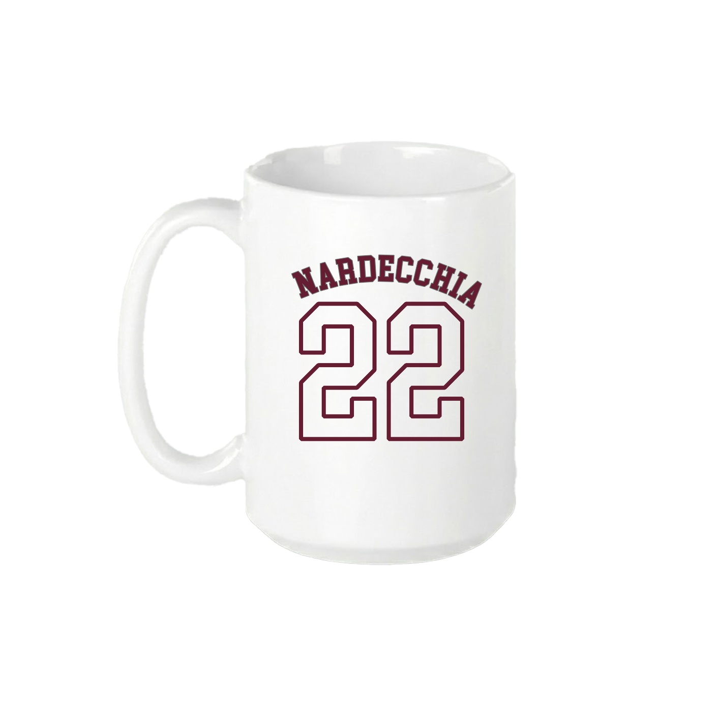 15oz Coffee Mug — Shirsey Arch in White