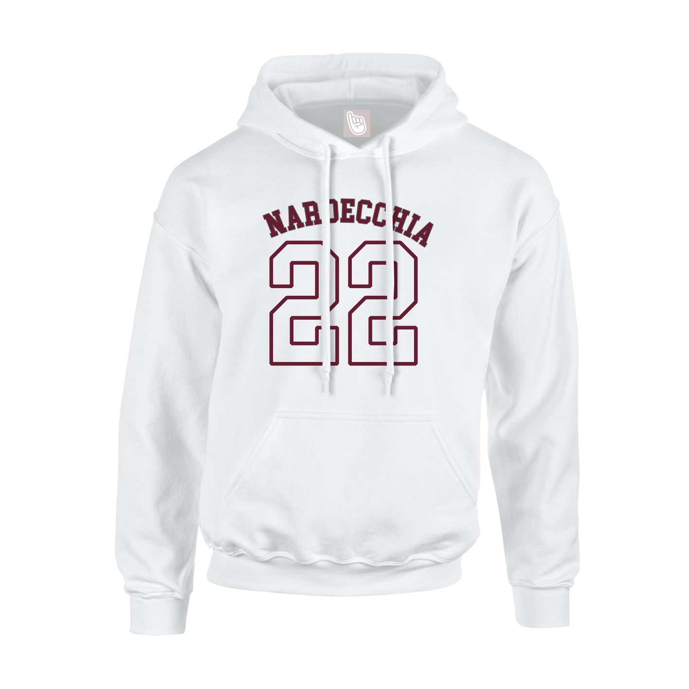 Hoodie — Shirsey Arch in White