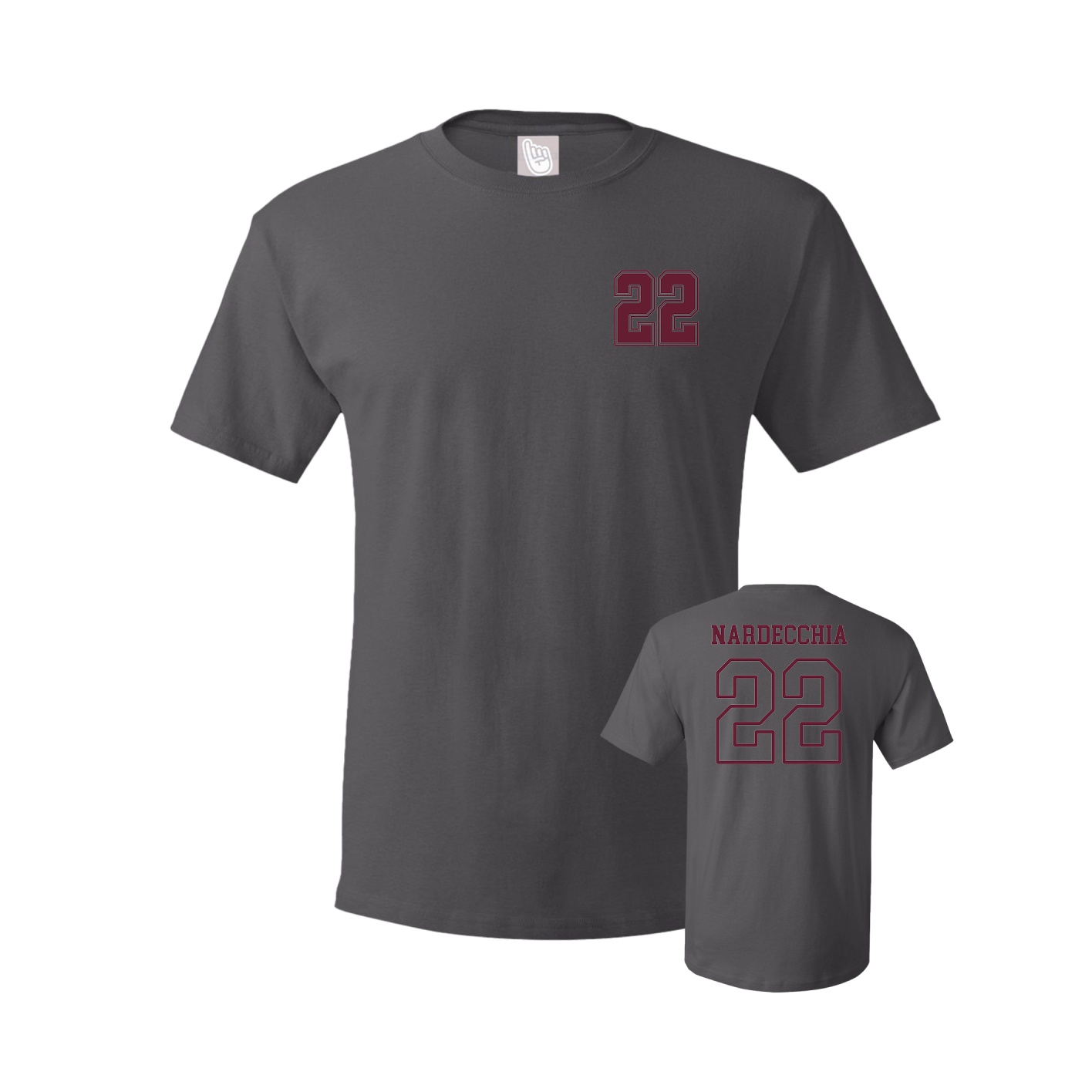 Tee — Chest Back in Grey