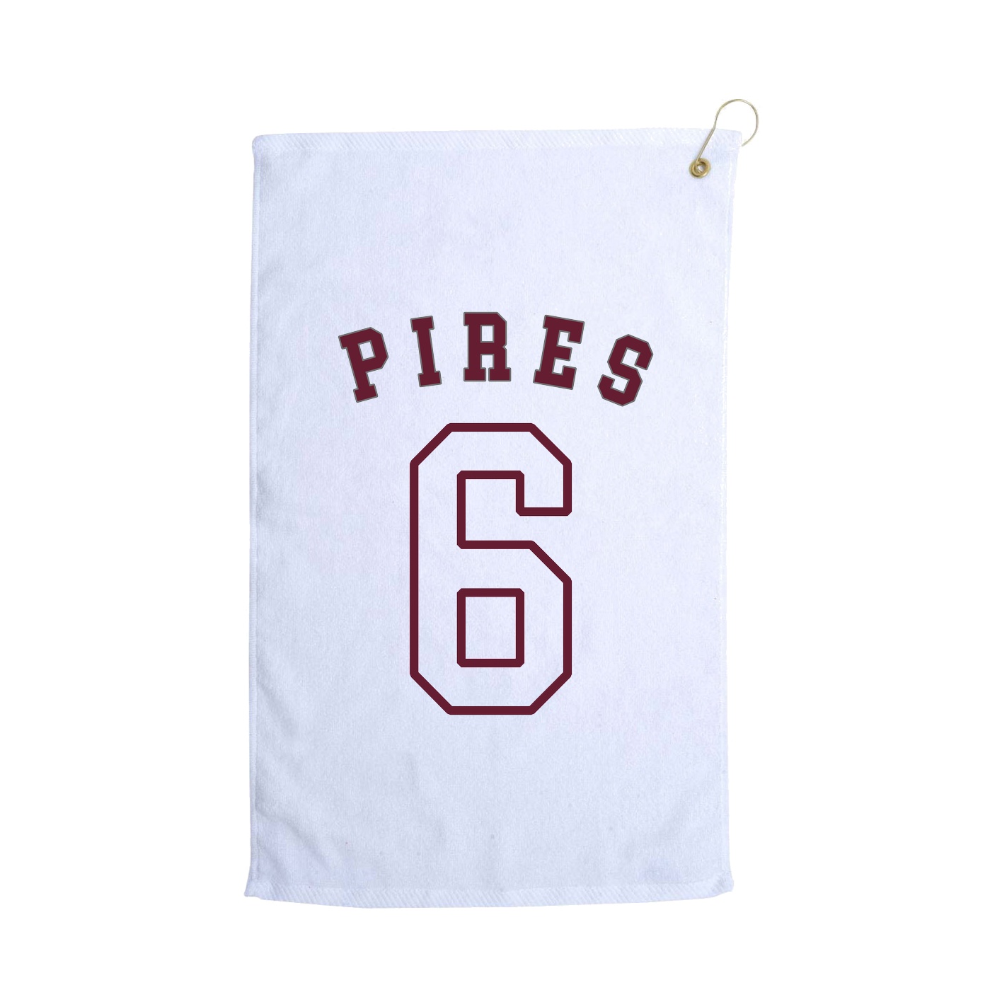 Golf Towel — Shirsey Arch in White