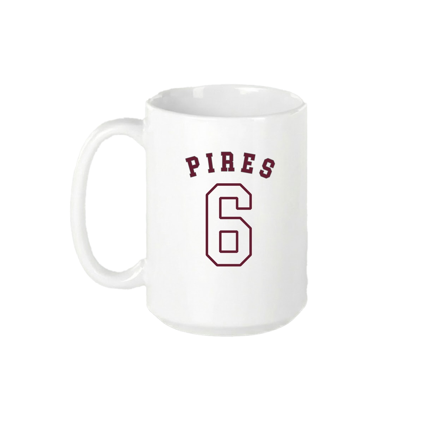 15oz Coffee Mug — Shirsey Arch in White
