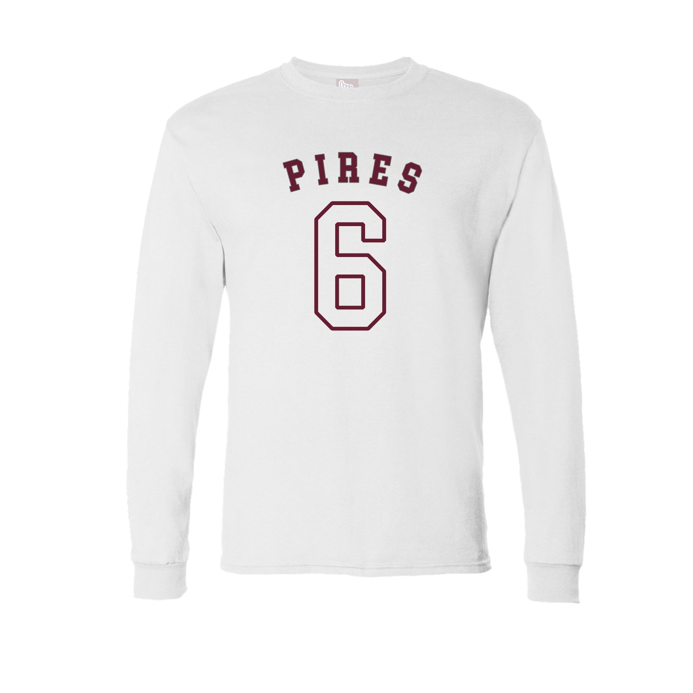 Long Sleeve Tee — Shirsey Arch in White