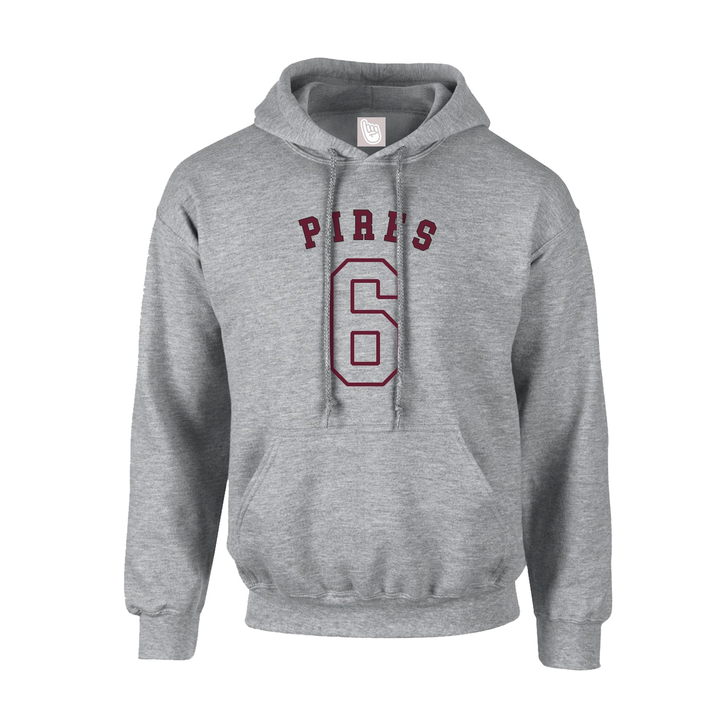 Youth Hoodie — Shirsey Arch in Grey