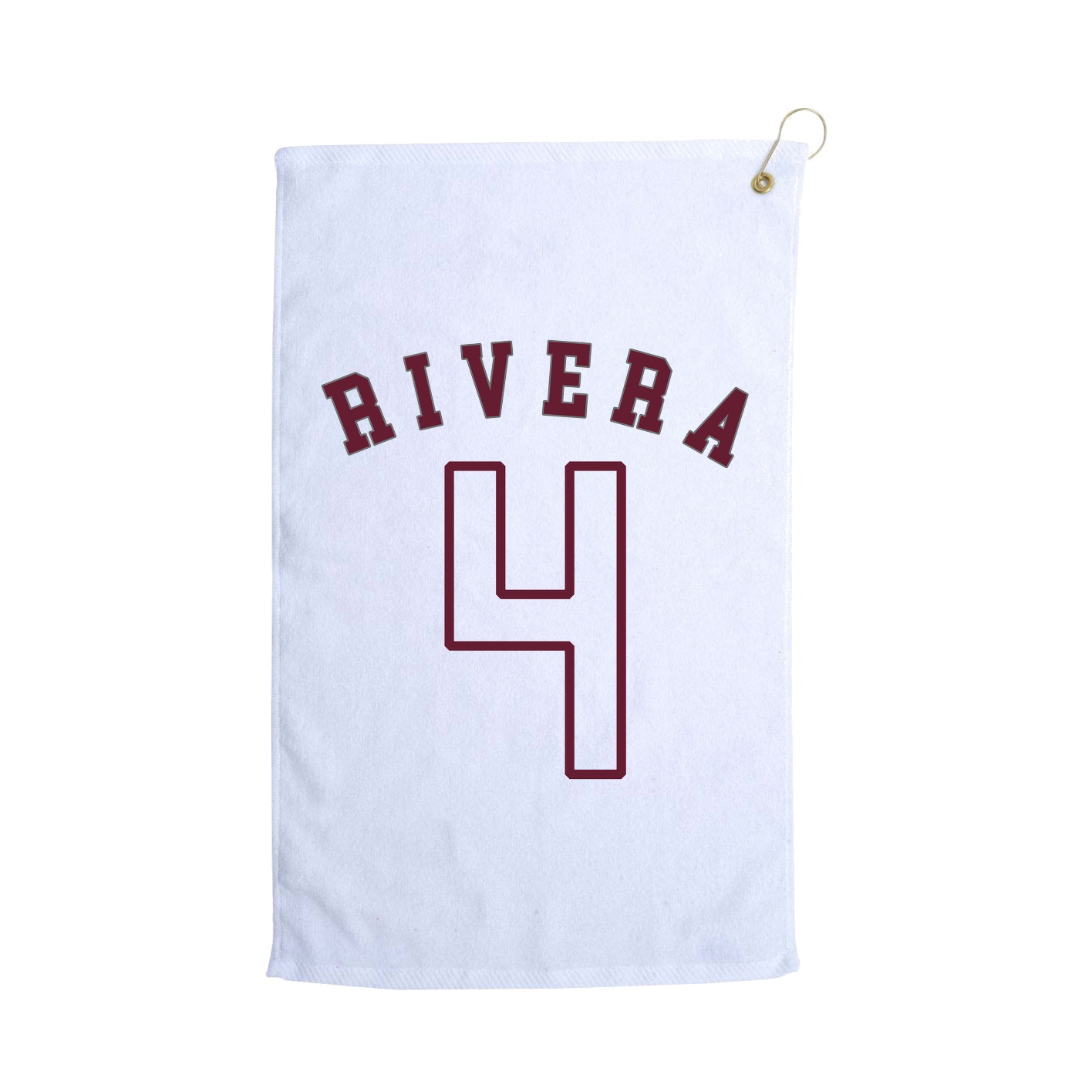 Golf Towel — Shirsey Arch in White