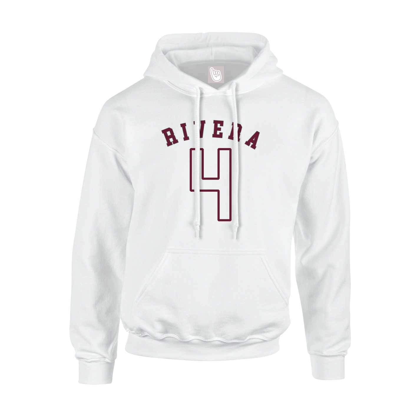 Hoodie — Shirsey Arch in White