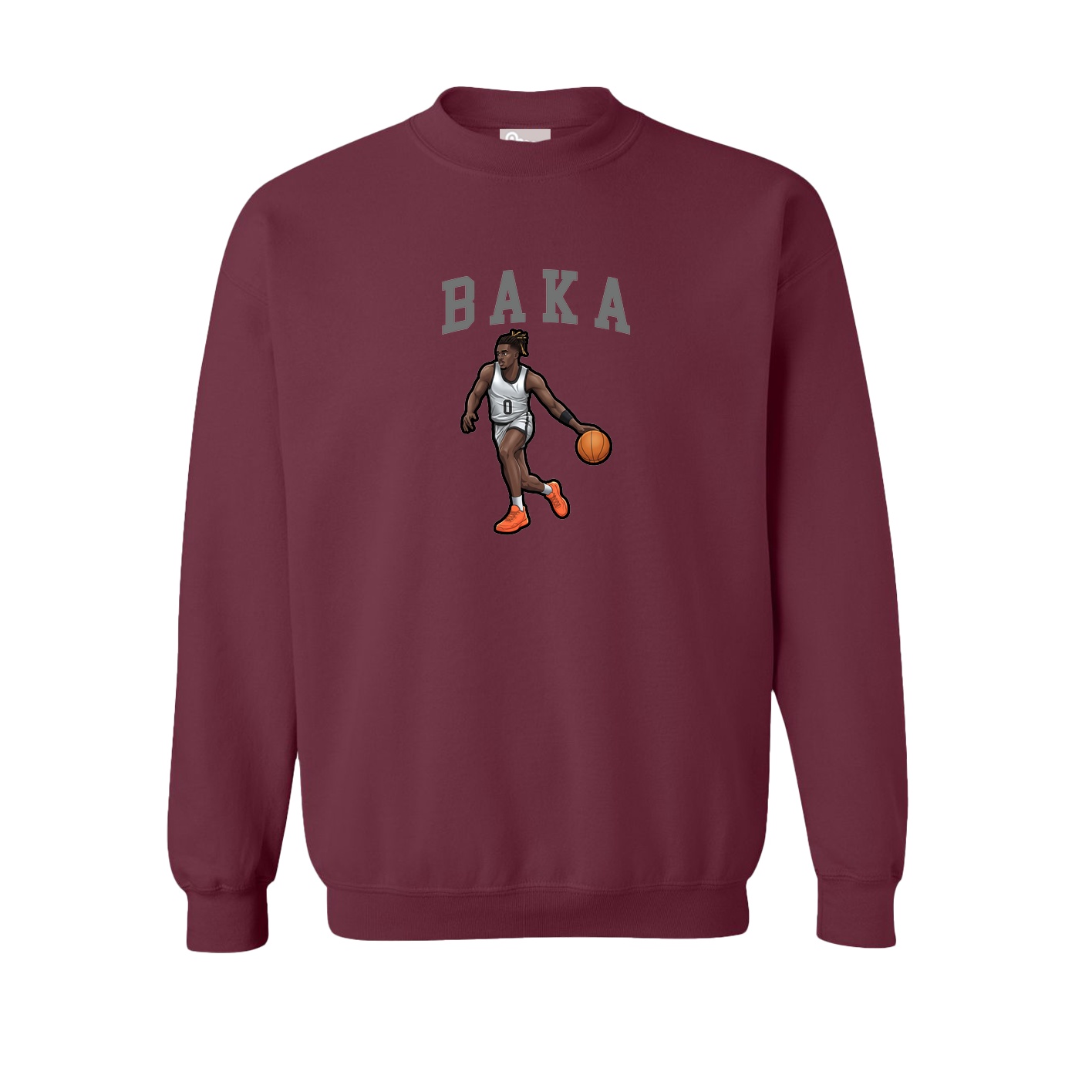 Fleece Crew — Shirsey in Maroon