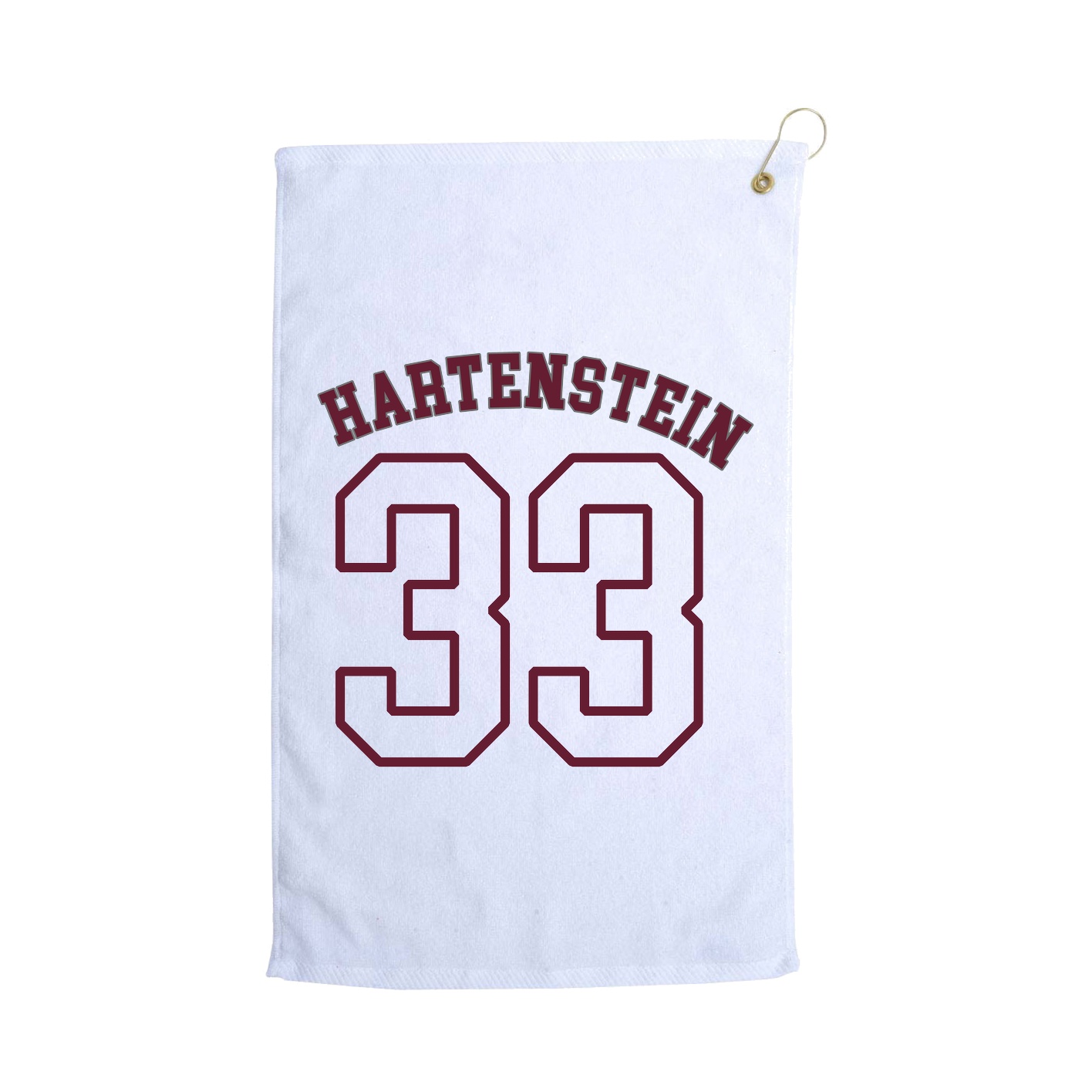 Golf Towel — Shirsey Arch in White