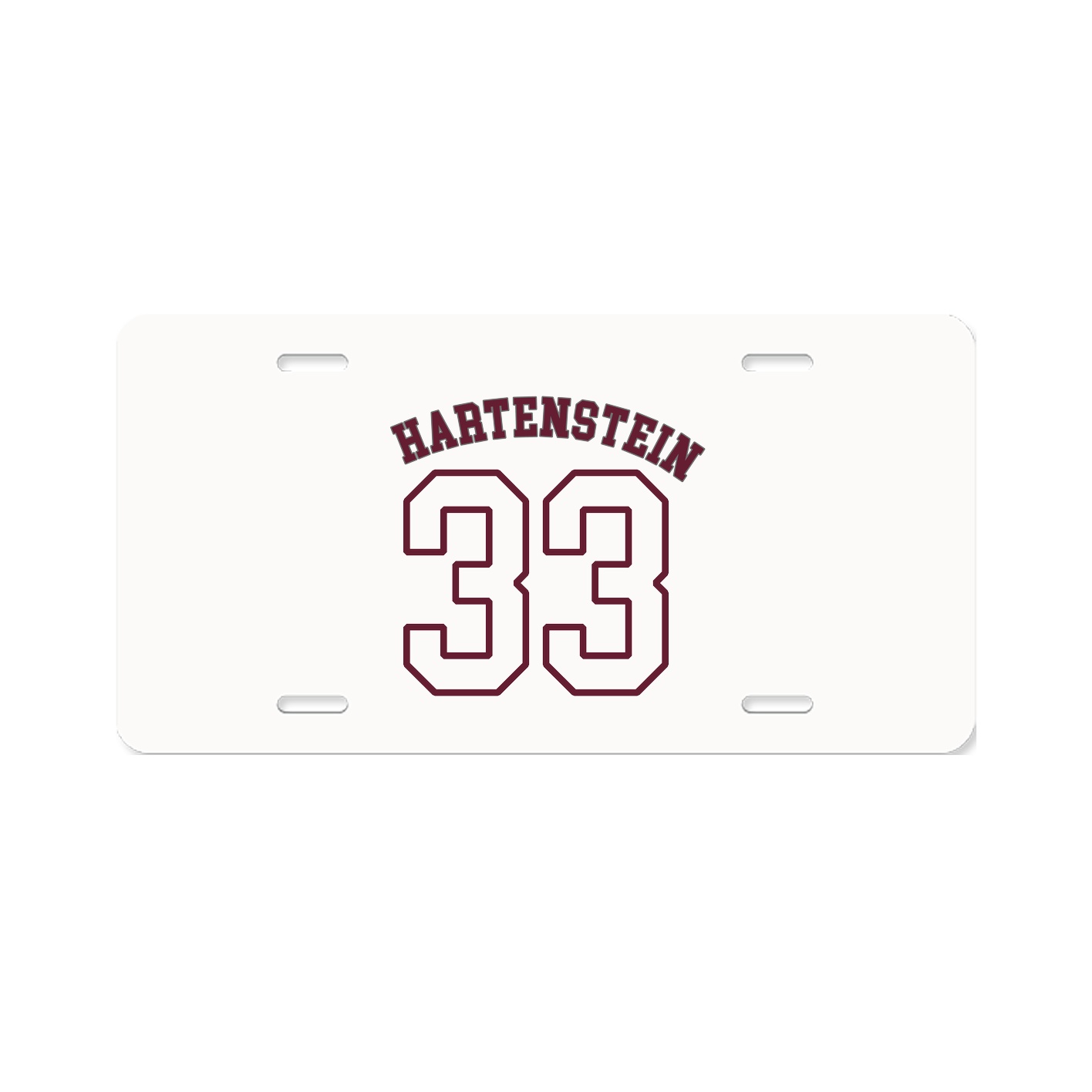 License Plate — Shirsey Arch in Classic