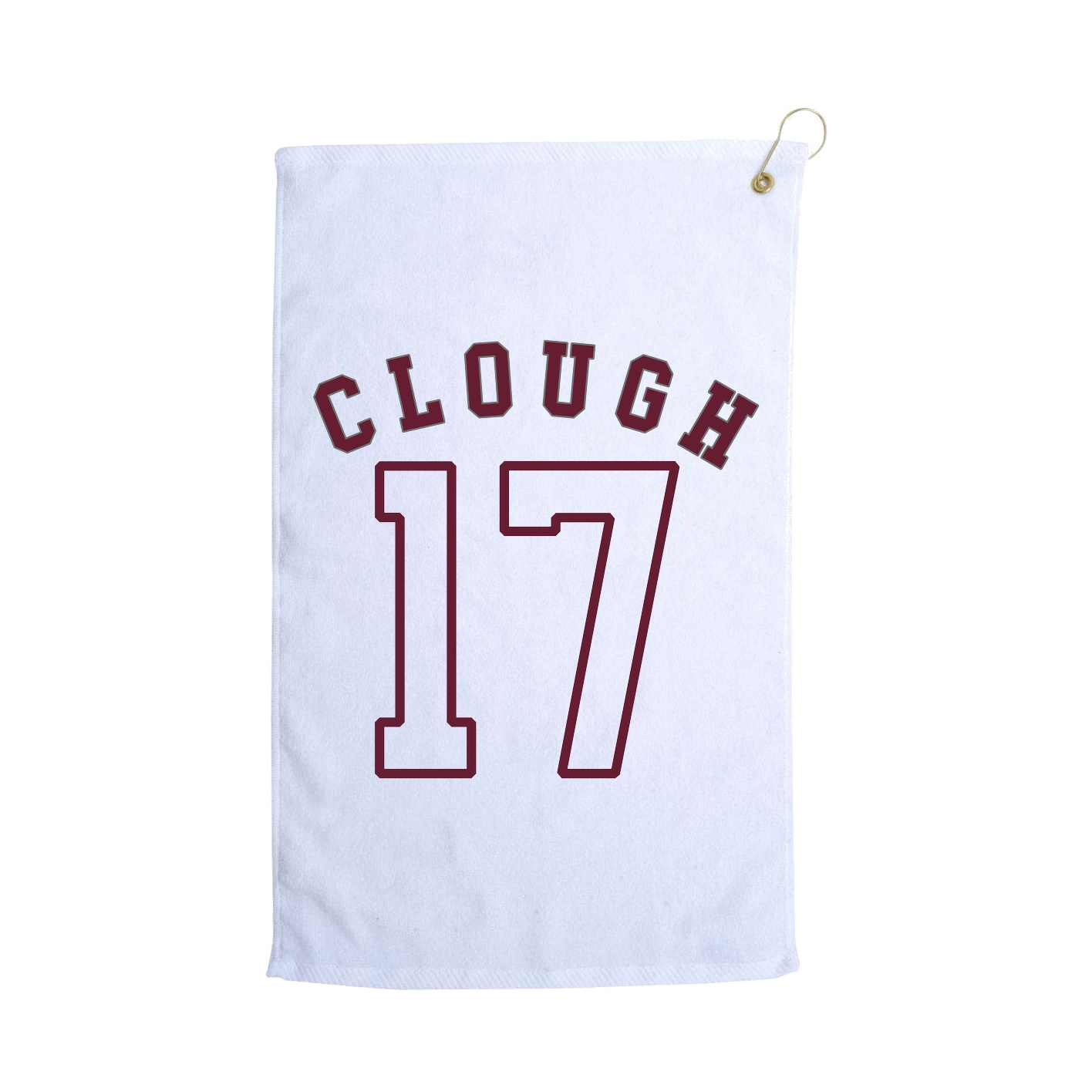 Golf Towel — Shirsey Arch in White
