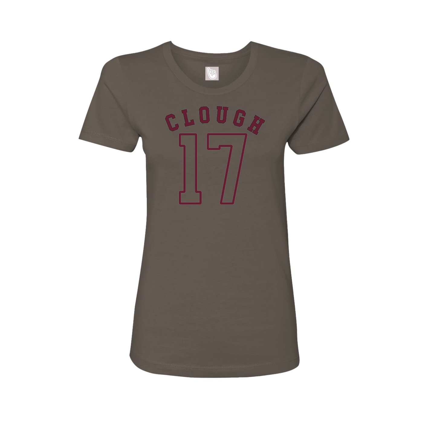 Fitted Women's Tee — Shirsey Arch in Grey