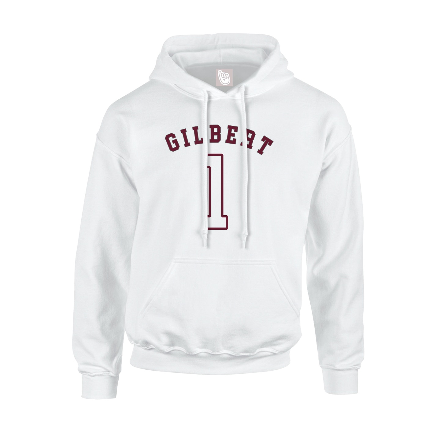 Hoodie — Shirsey Arch in White