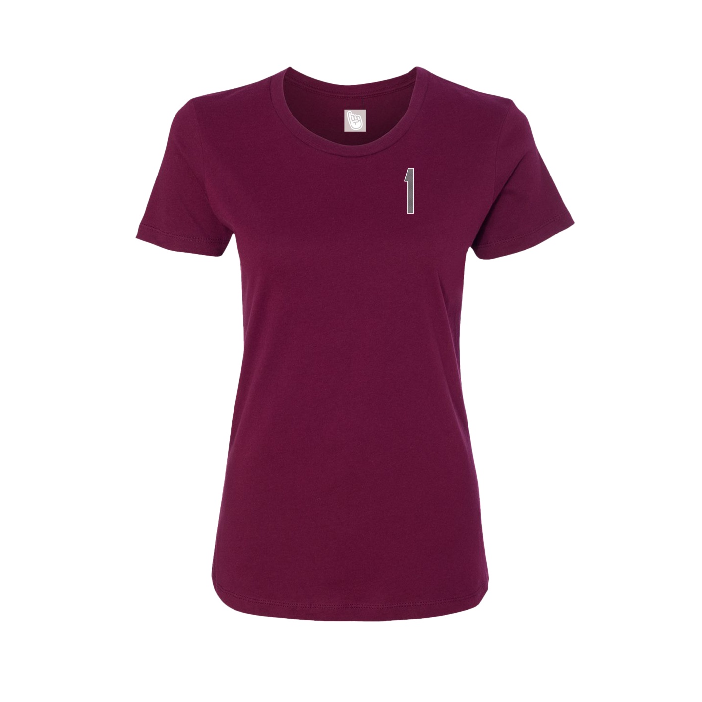 Womens Tee — Front Shirsy in Maroon