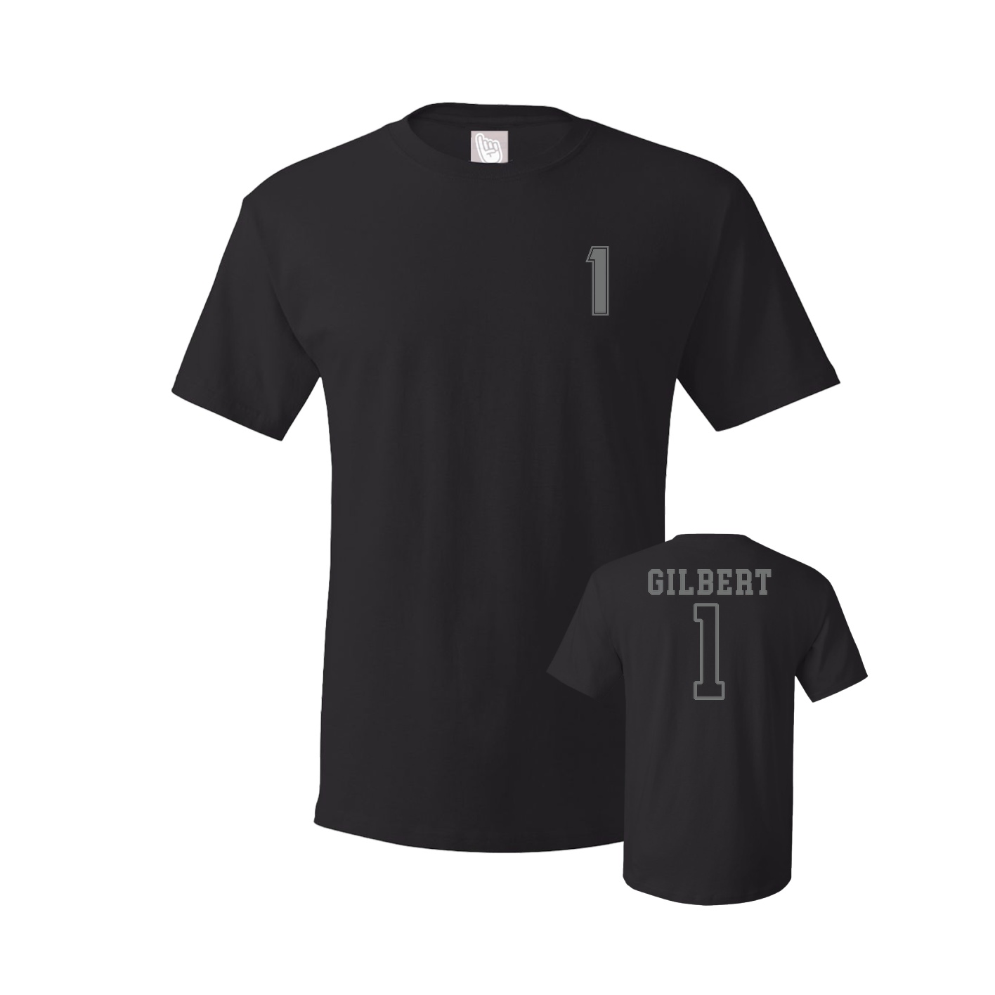 Youth Tee — Chest Back in Black