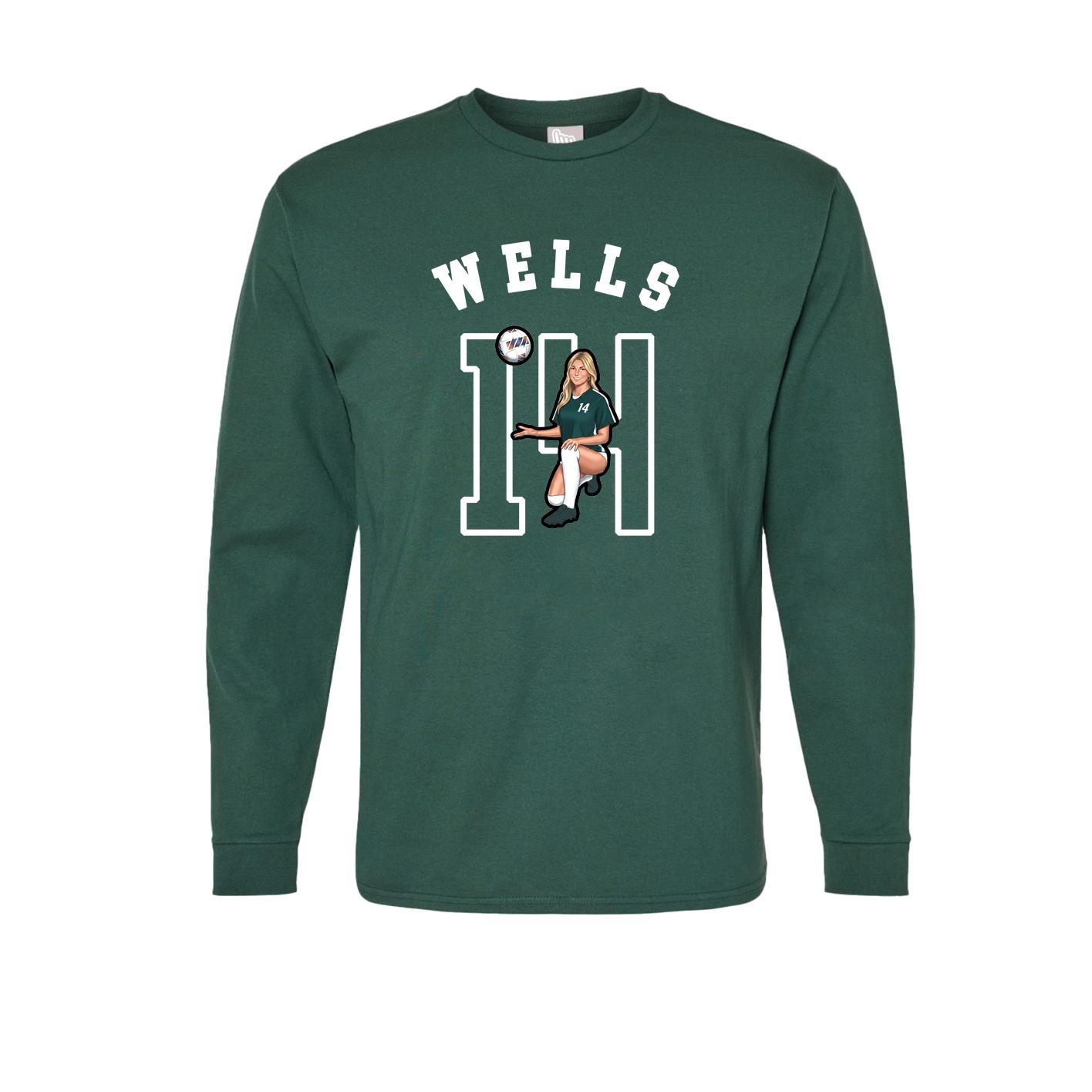 Long Sleeve Tee — Shirsey Arch in Green