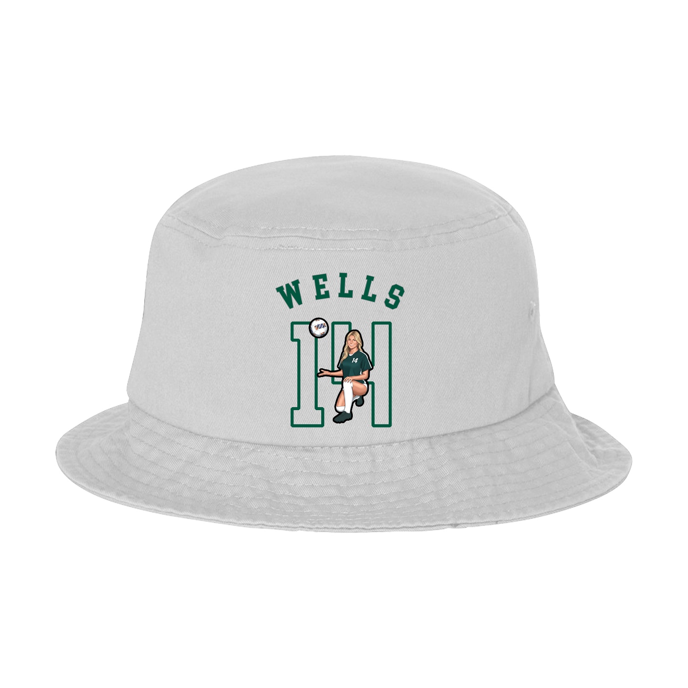Bucket Cap — Shirsey Arch in White