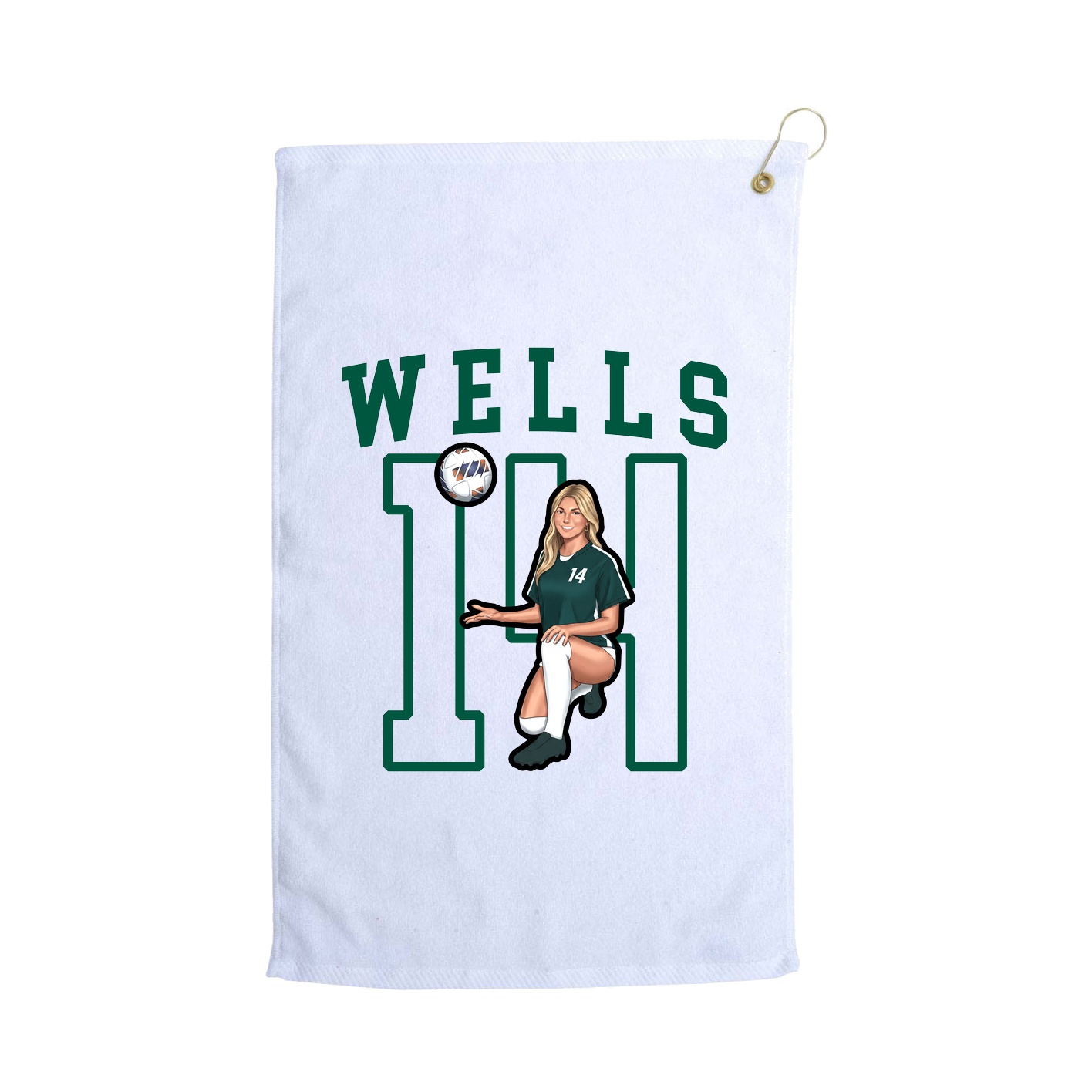 Golf Towel — Shirsey in White