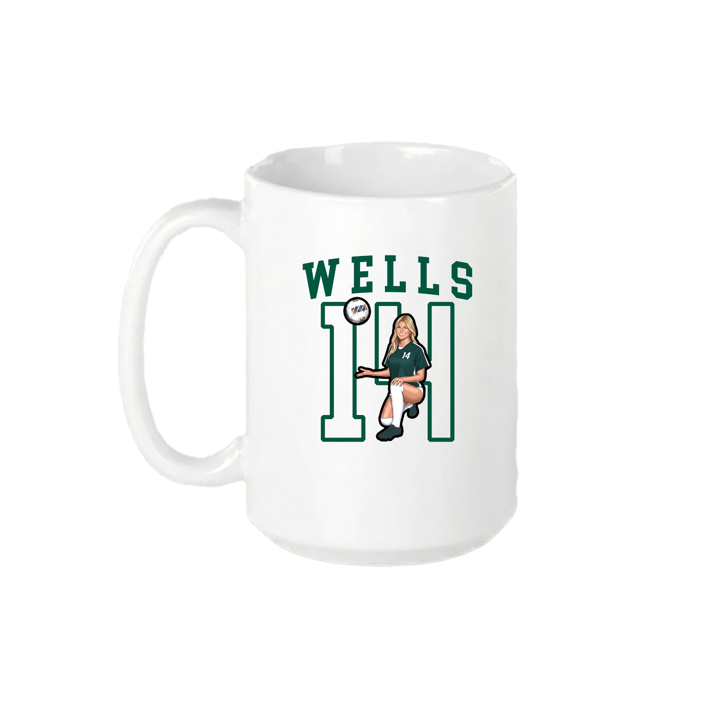 15oz Coffee Mug — Shirsey in White
