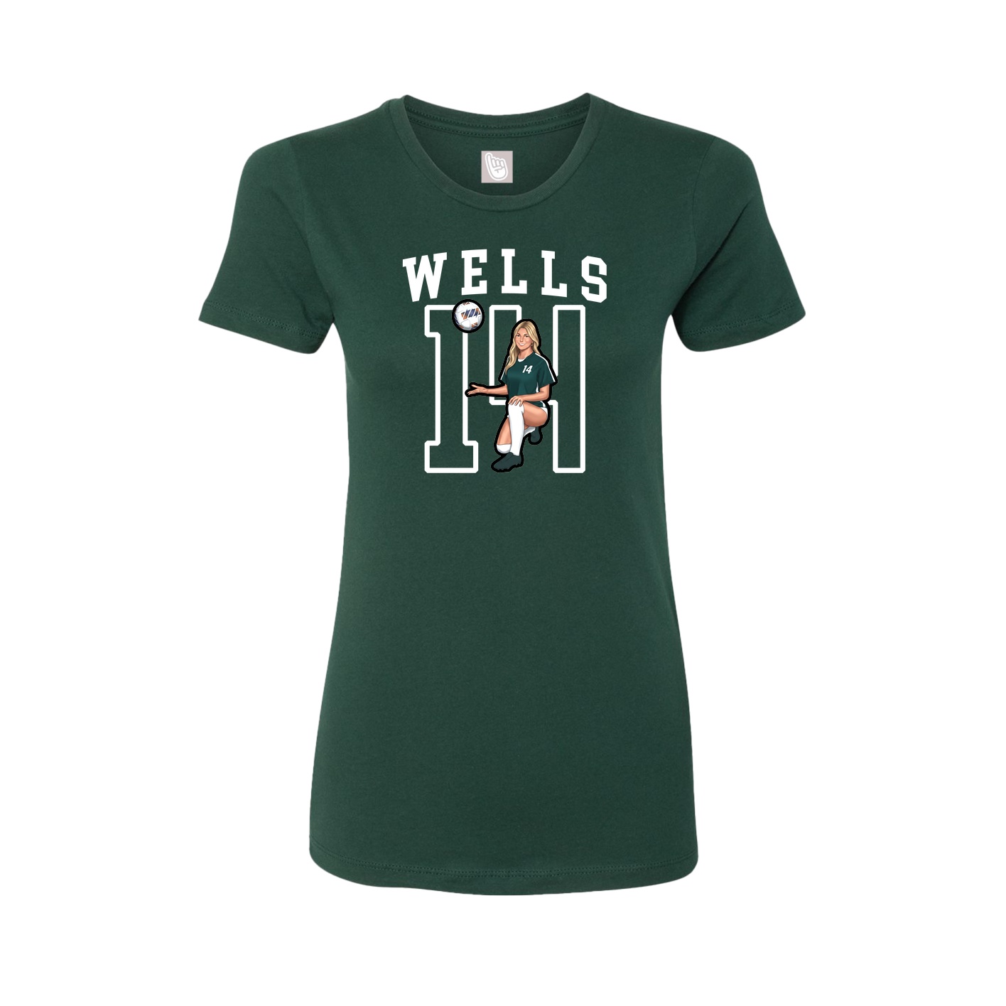 Fitted Women's Tee — Shirsey in Green