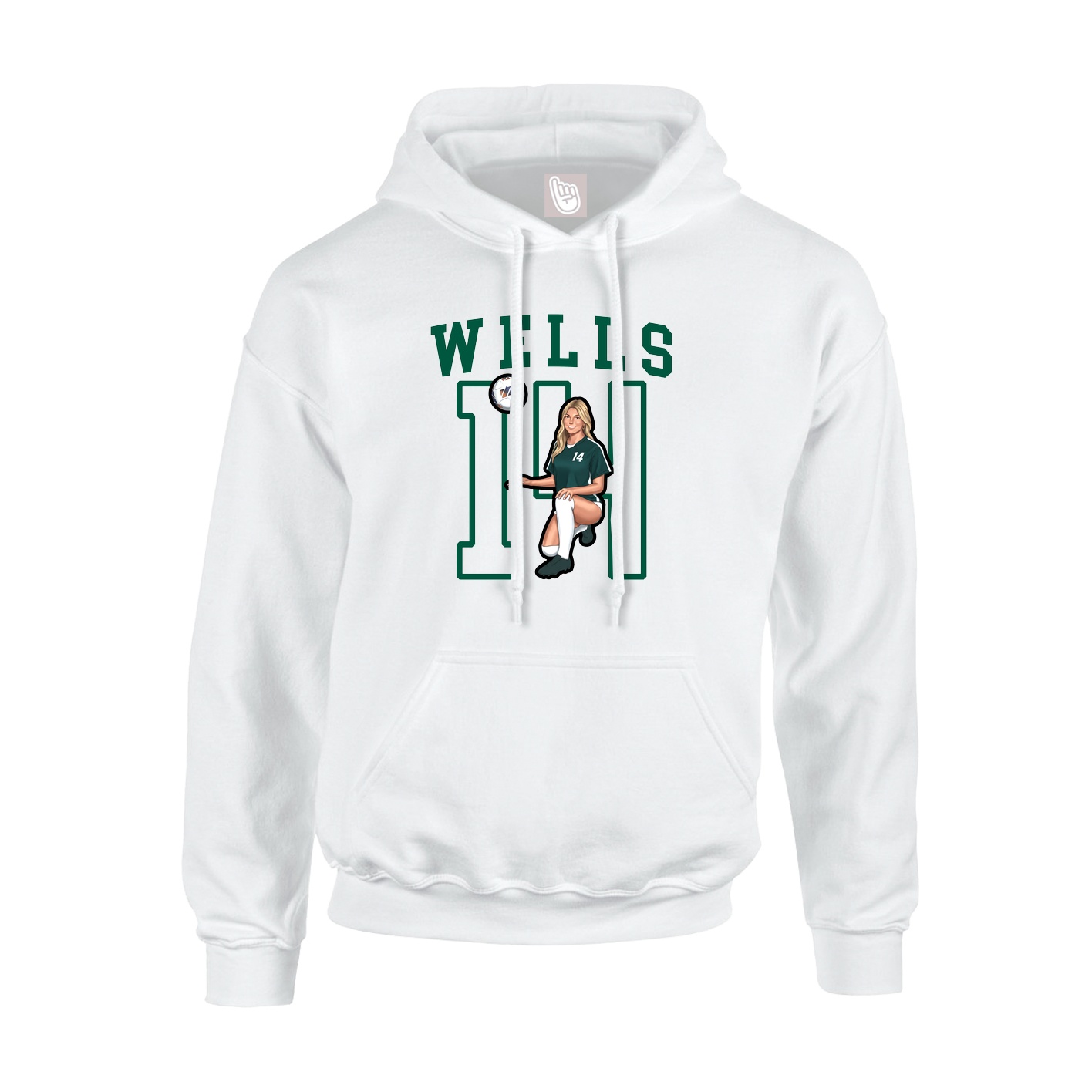 Youth Hoodie — Shirsey in White