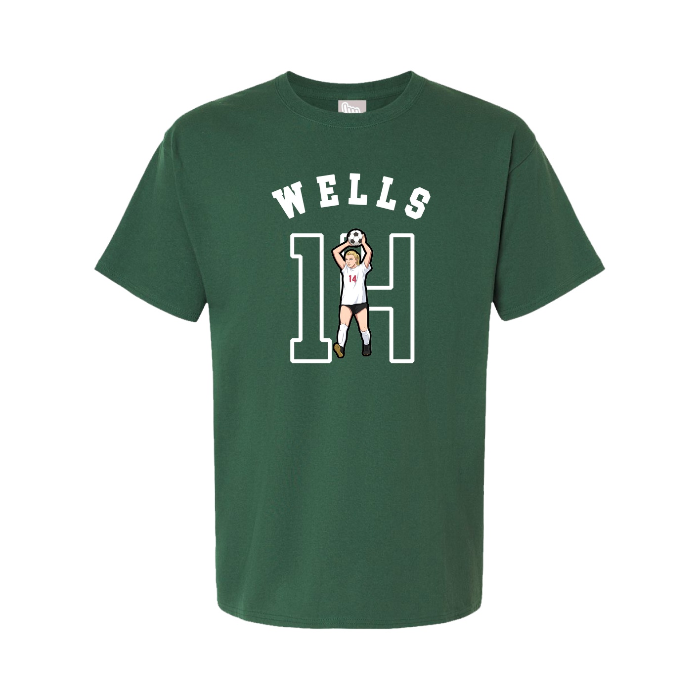 Youth Tee — Shirsey Arch in Green