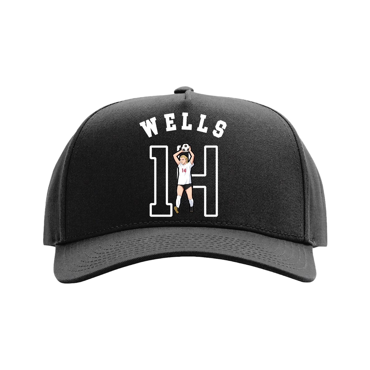 Full Fabric Five-Panel Champ Cap