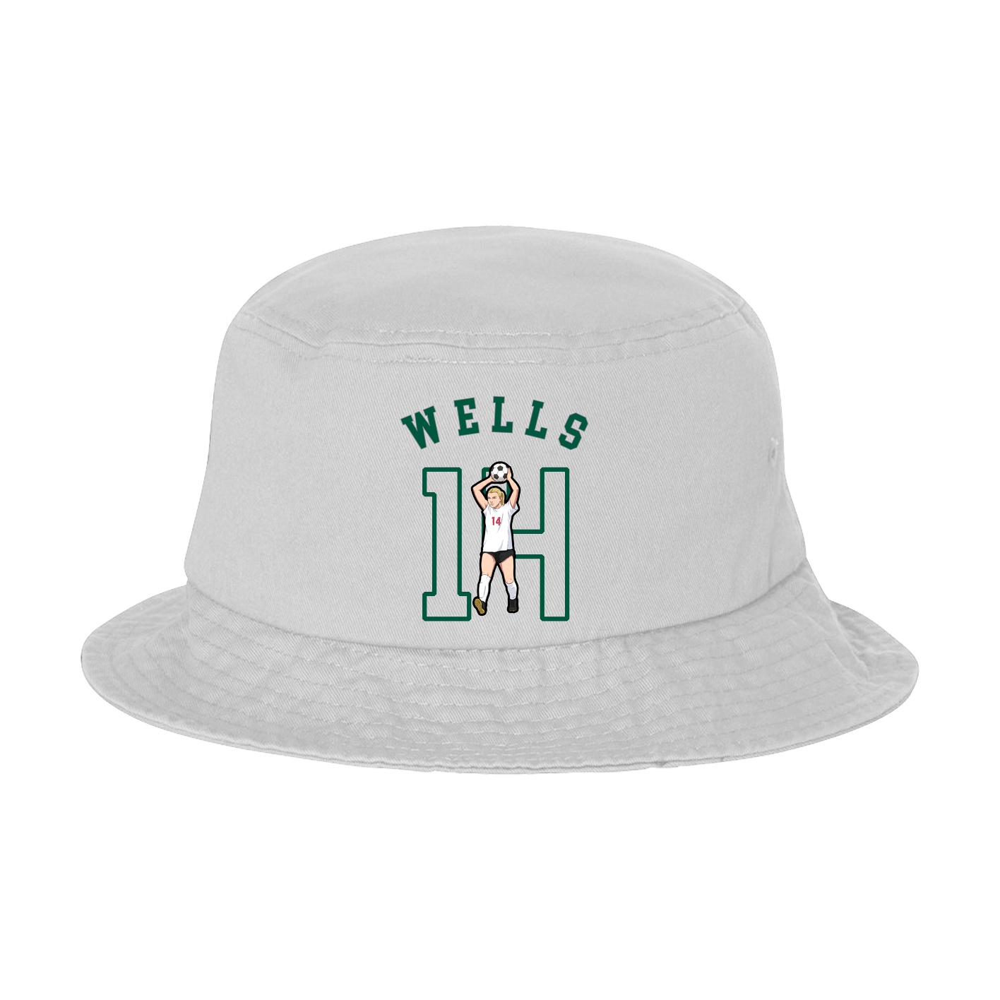 Bucket Cap — Shirsey Arch in White