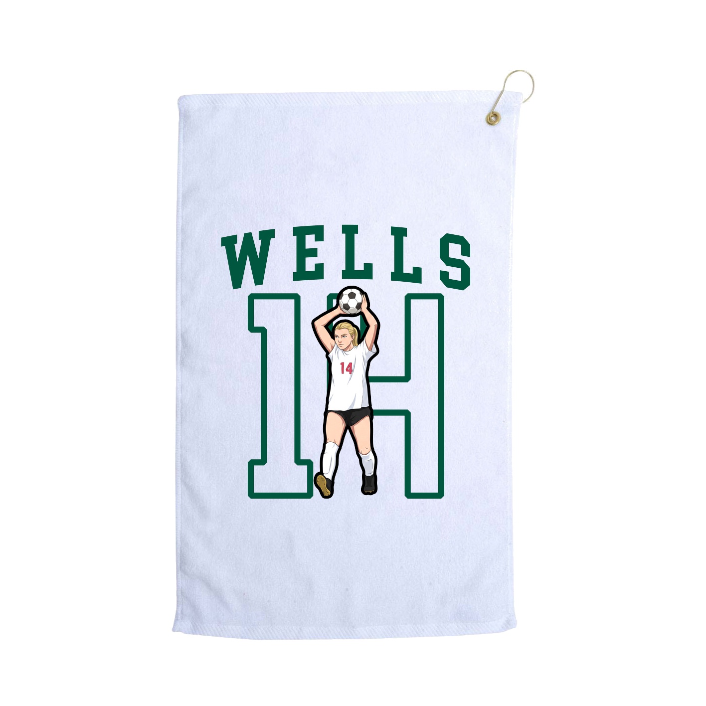 Golf Towel — Shirsey in White