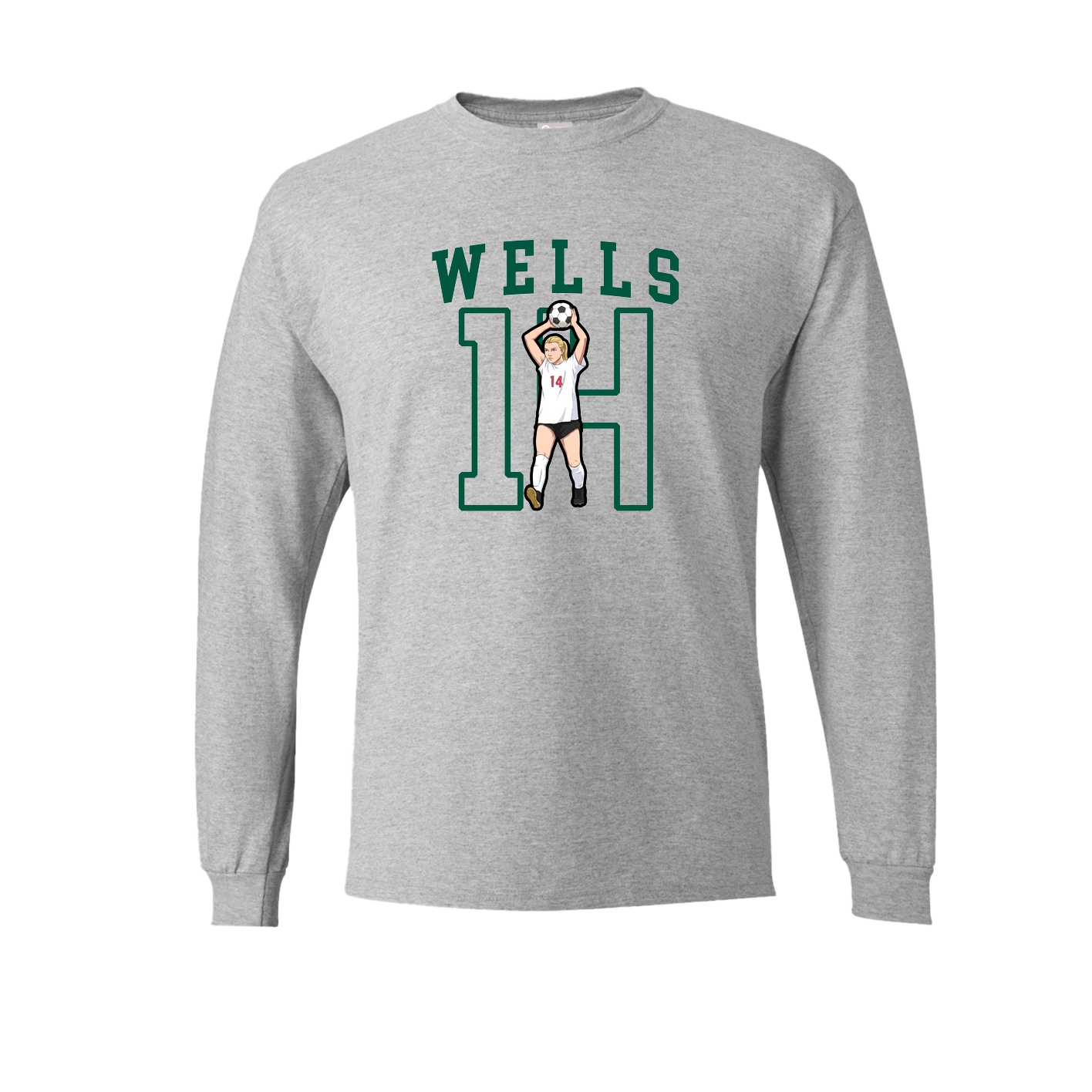 Long Sleeve Tee — Shirsey in Grey