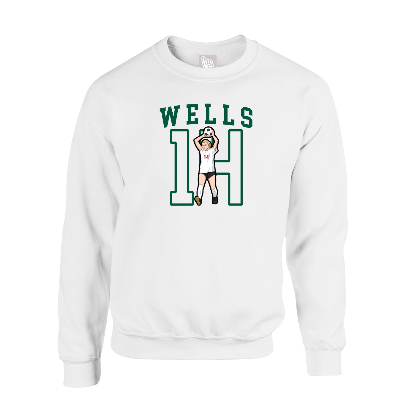 Fleece Crew — Shirsey in White