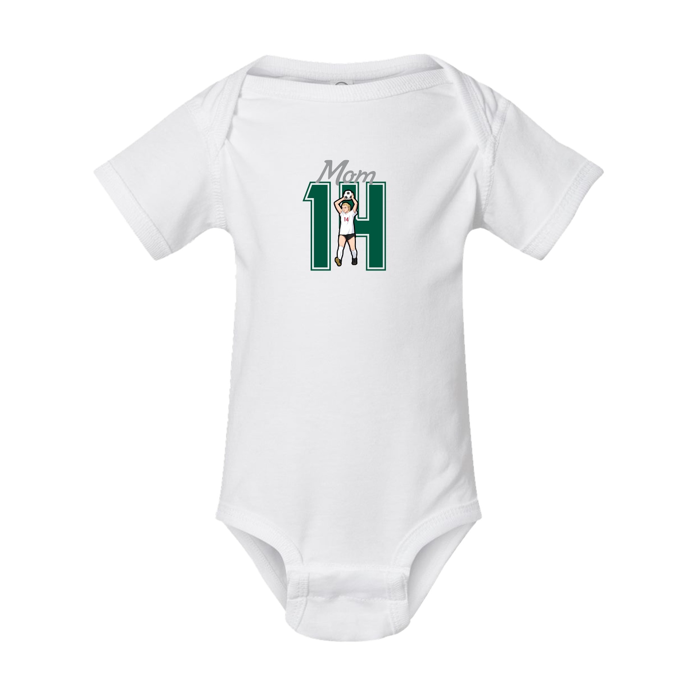 Baby Onesie — Mothers Day Shirsey in White
