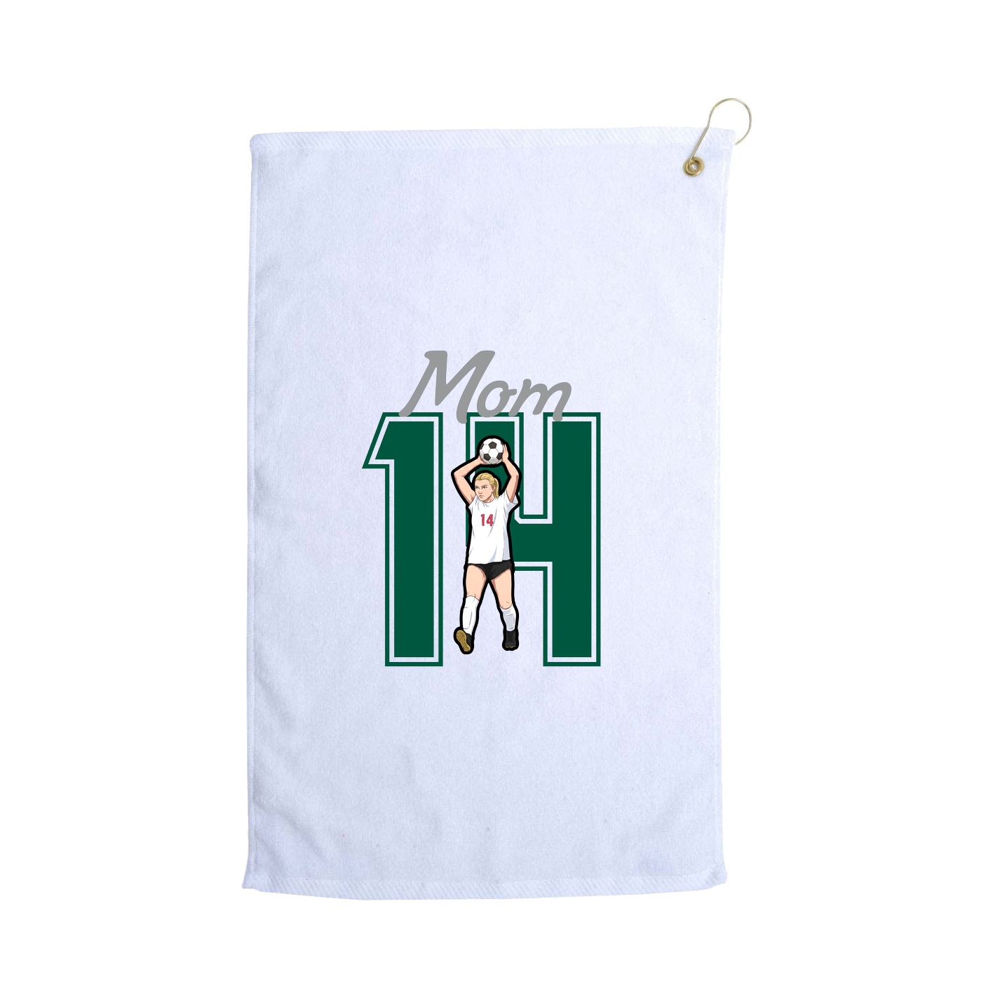 Golf Towel — Mothers Day Shirsey in White