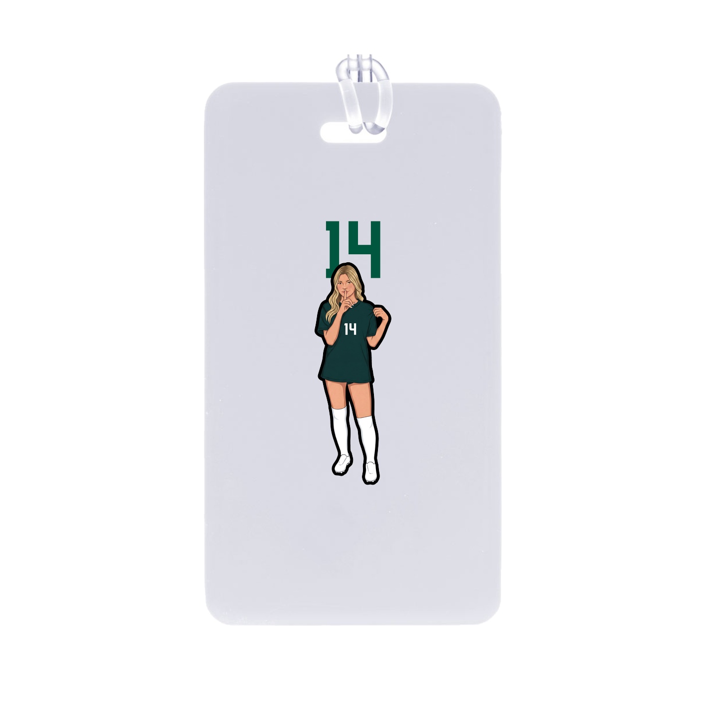 Bag Tag — Number Top in Classic