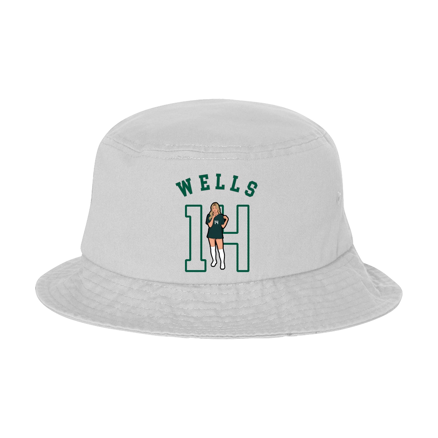 Bucket Cap — Shirsey Arch in White