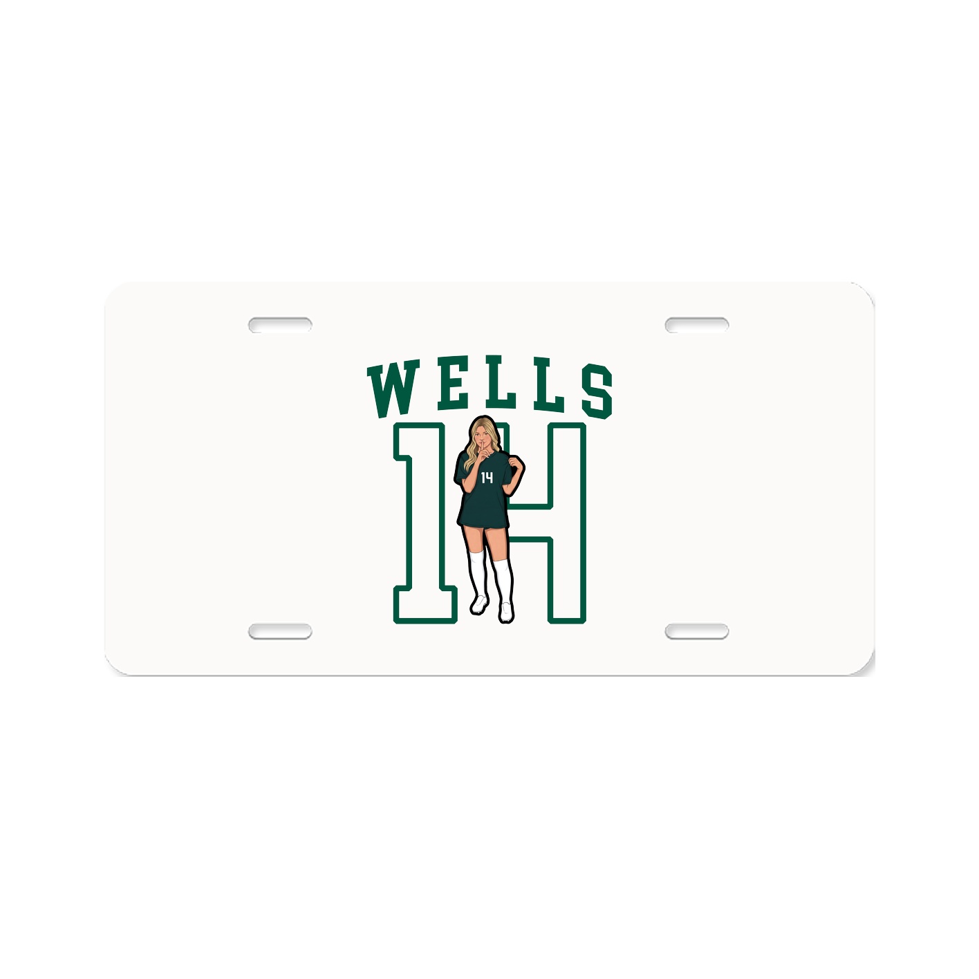 License Plate — Shirsey in Classic