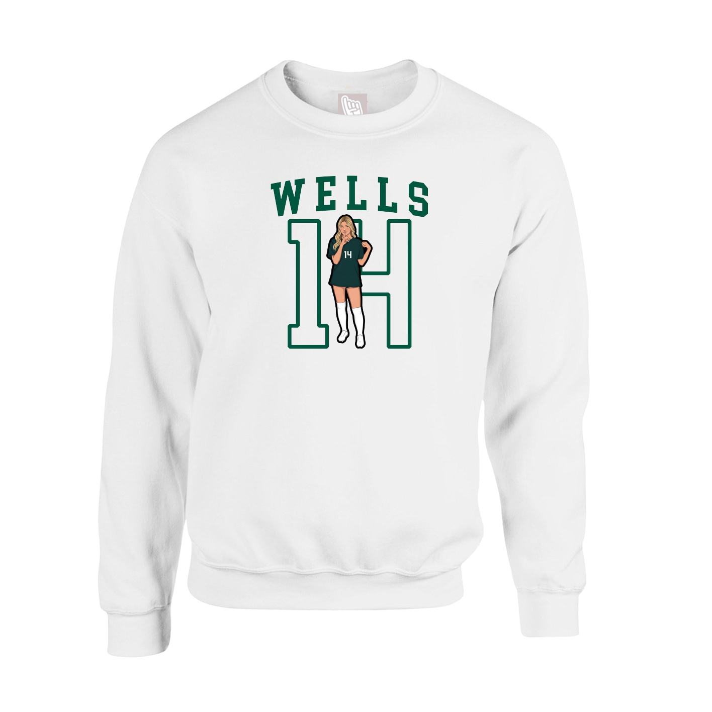 Fleece Crew — Shirsey in White