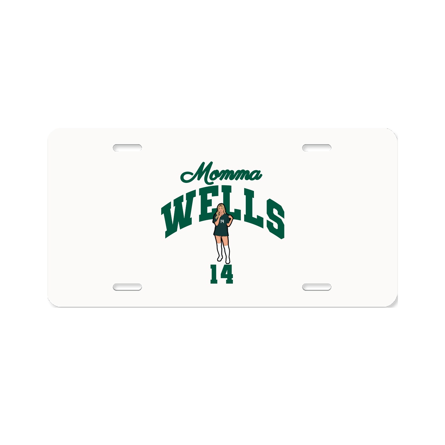 License Plate — Mothers Day Arch in Classic