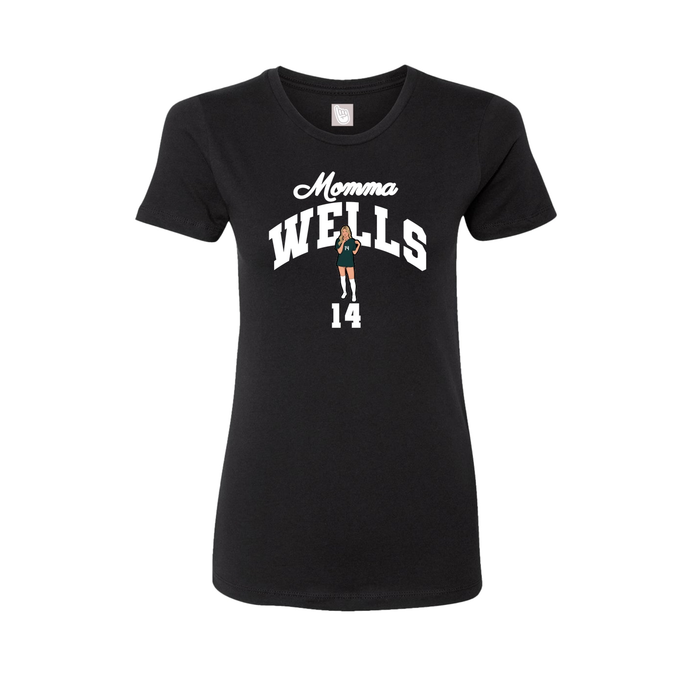 Womens Tee — Mothers Day Arch in Black