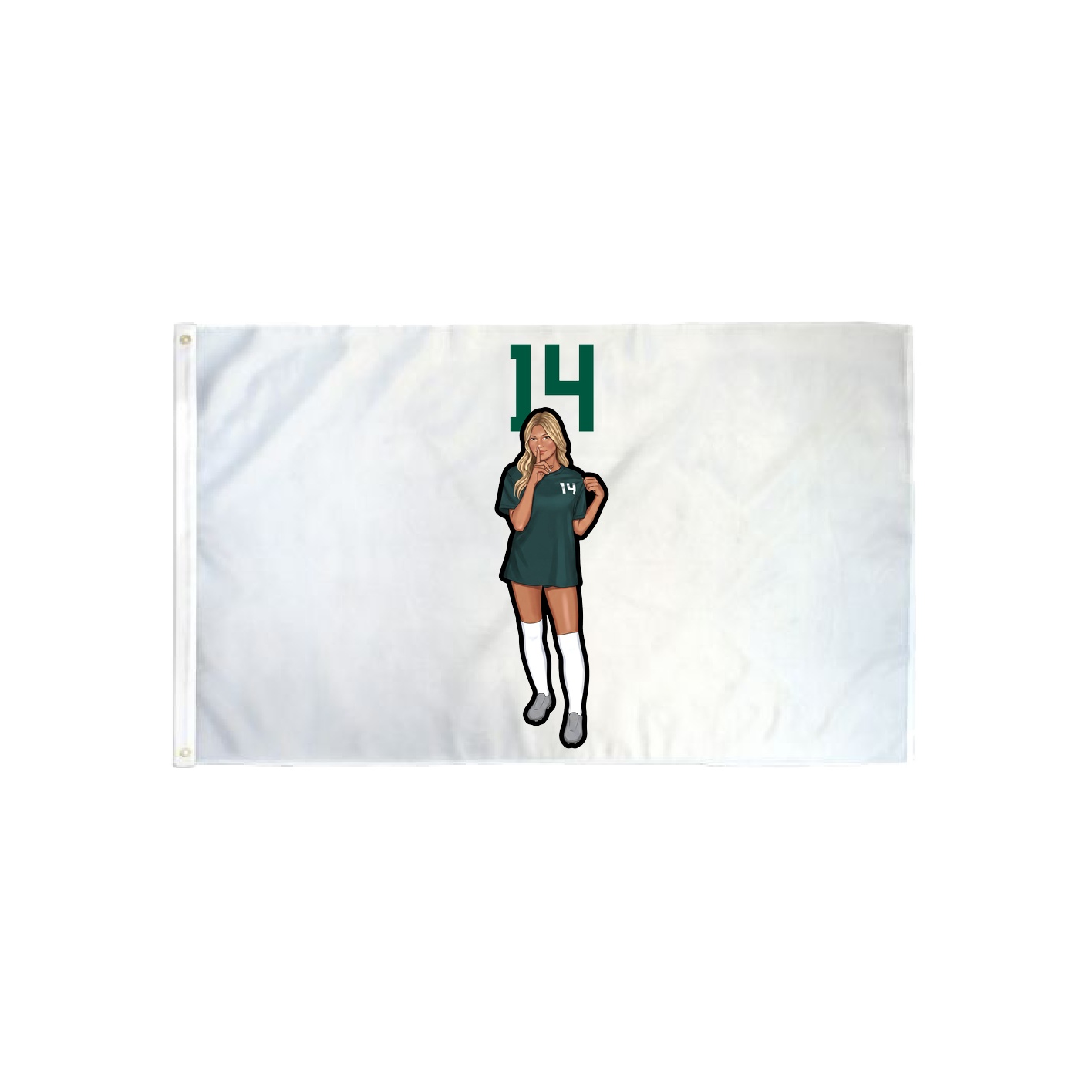 3x5 Flag — Number Top in Classic