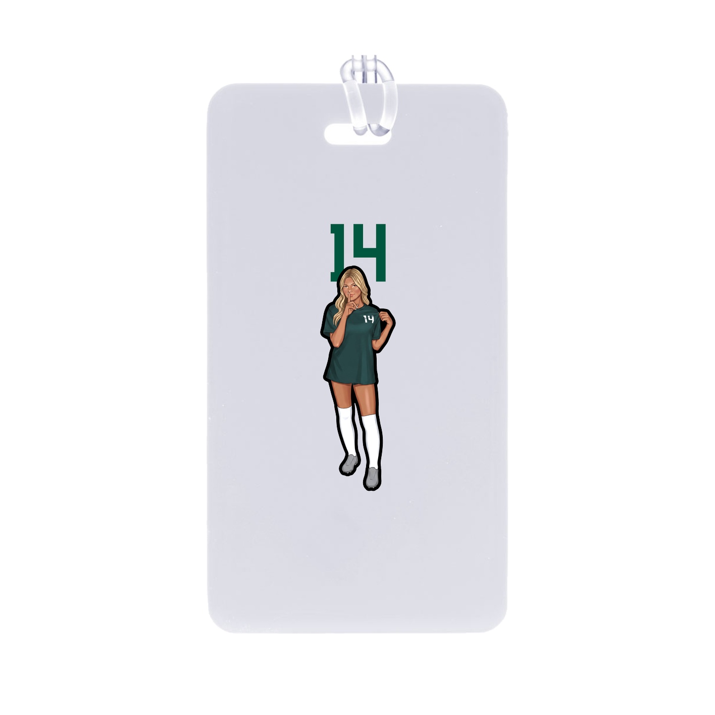 Bag Tag — Number Top in Classic