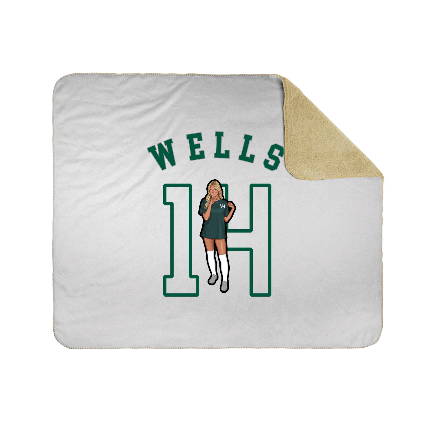 Throw Blanket — Shirsey Arch in White