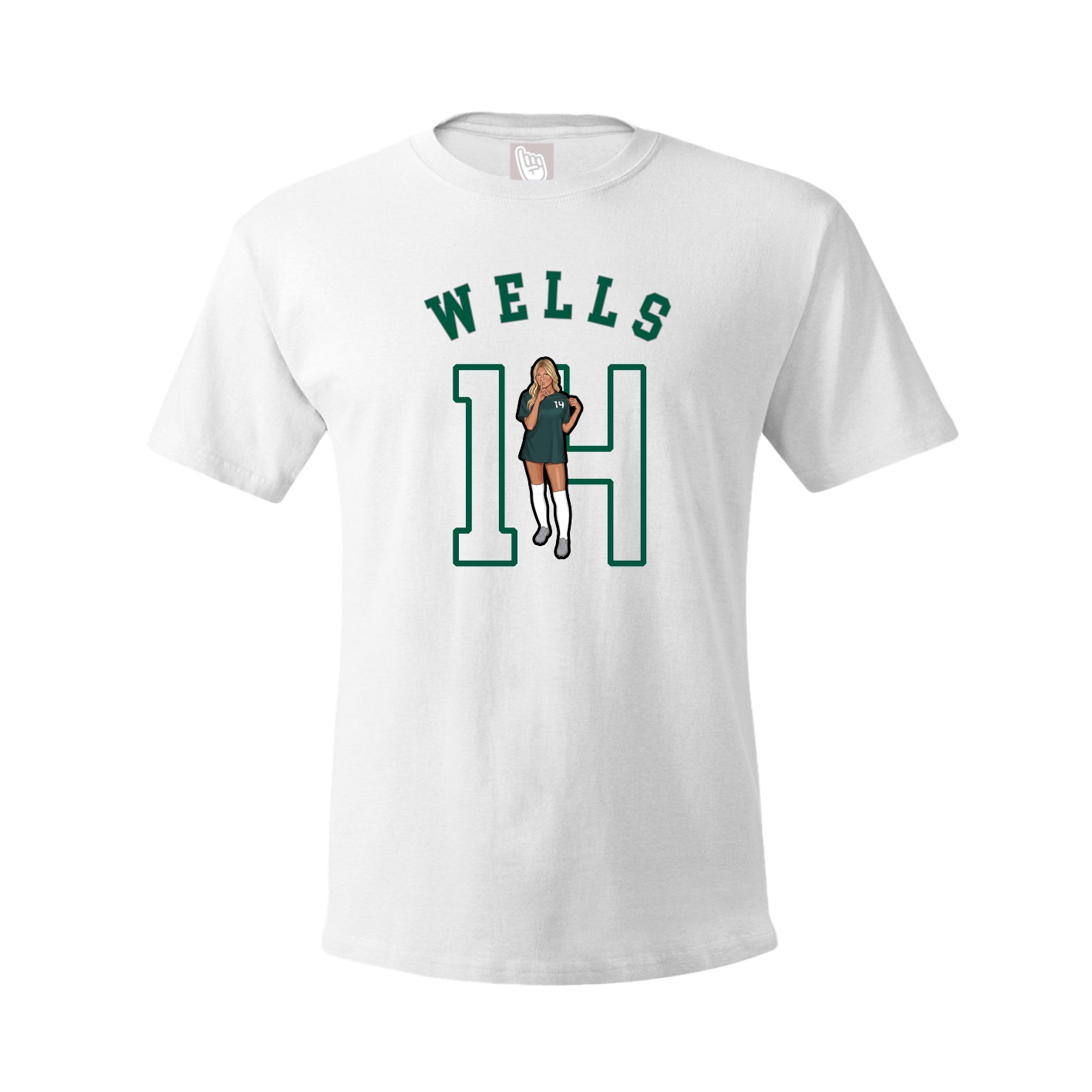 Youth Tee — Shirsey Arch in White
