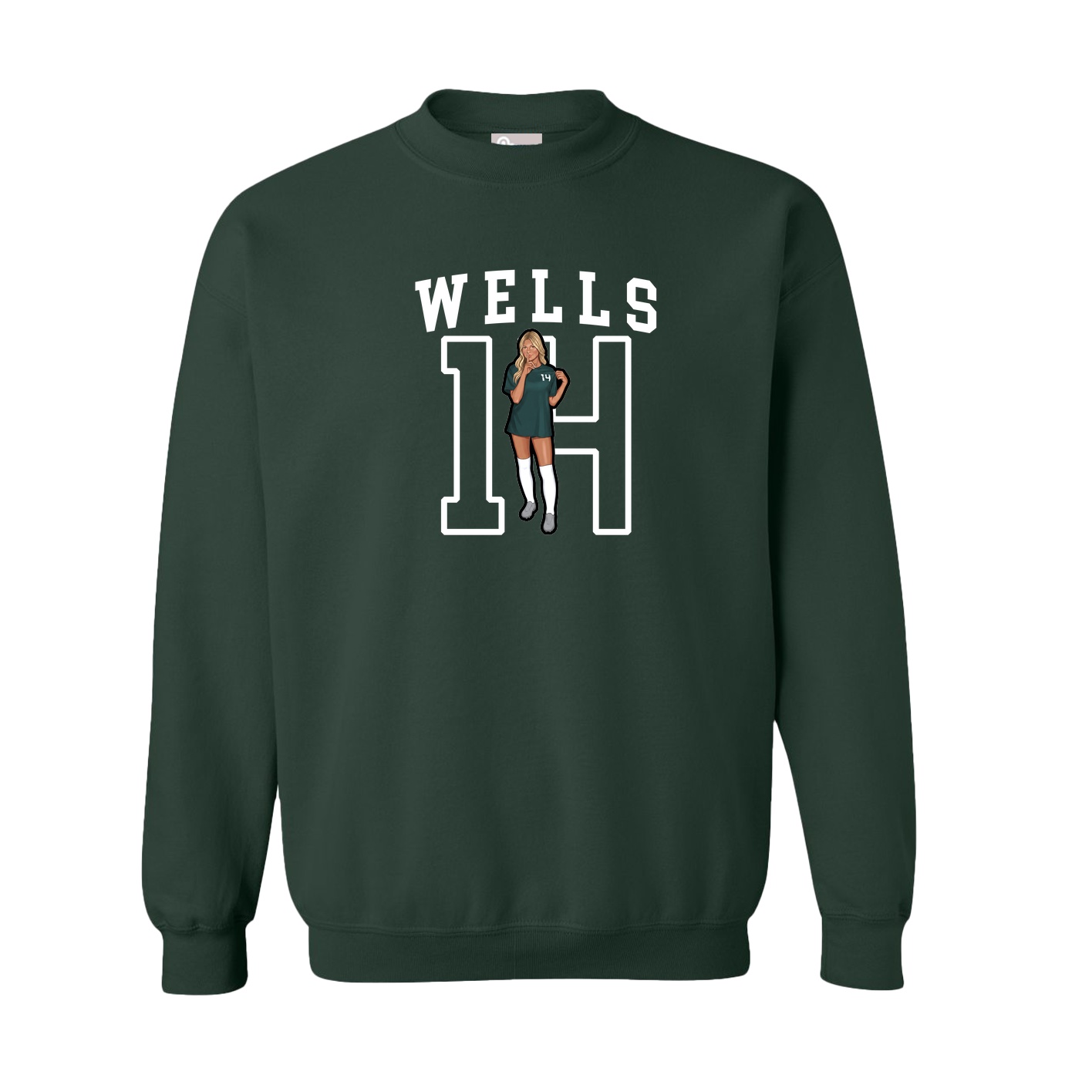 Fleece Crew — Shirsey in Green