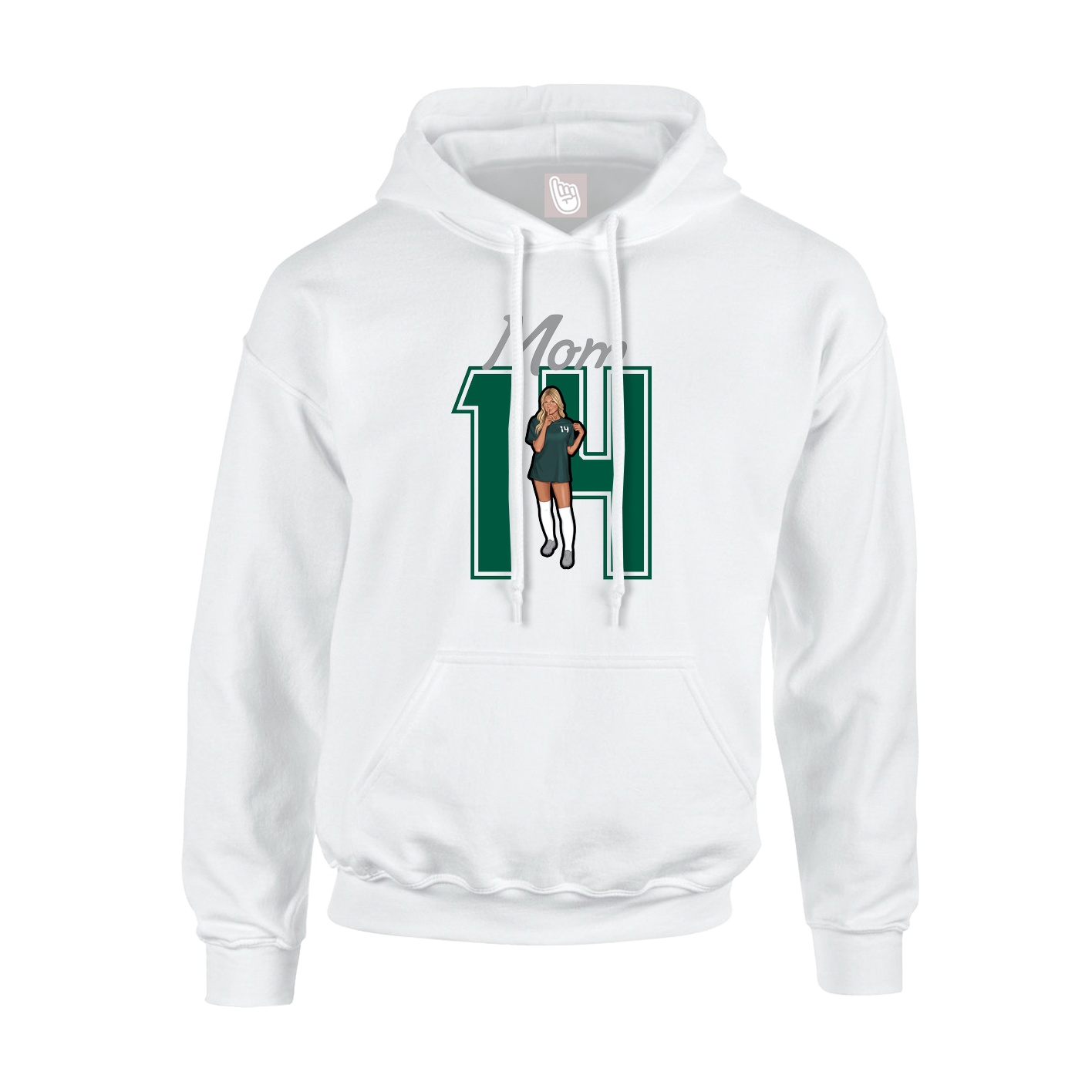Youth Hoodie — Mothers Day Shirsey in White