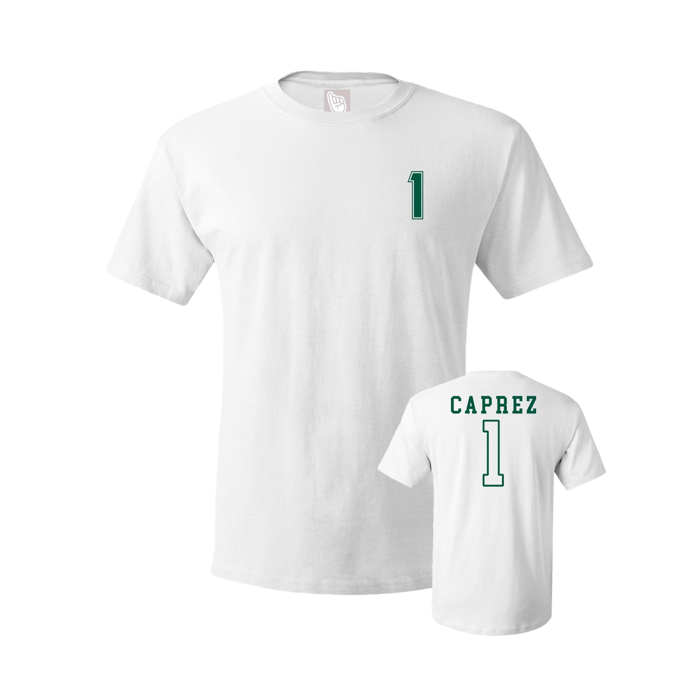 Youth Tee — Chest Back in White