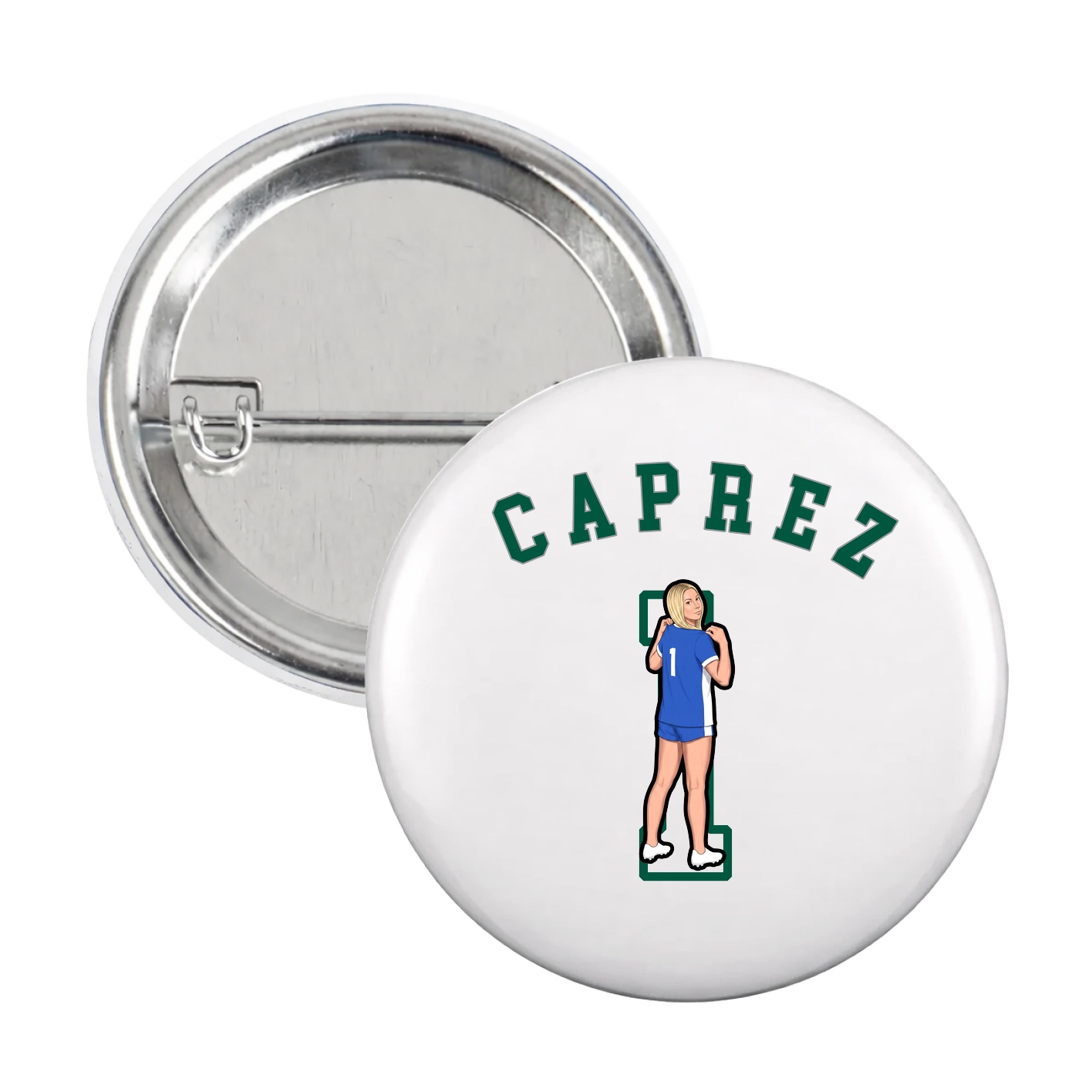 Game Day Button — Shirsey Arch in White
