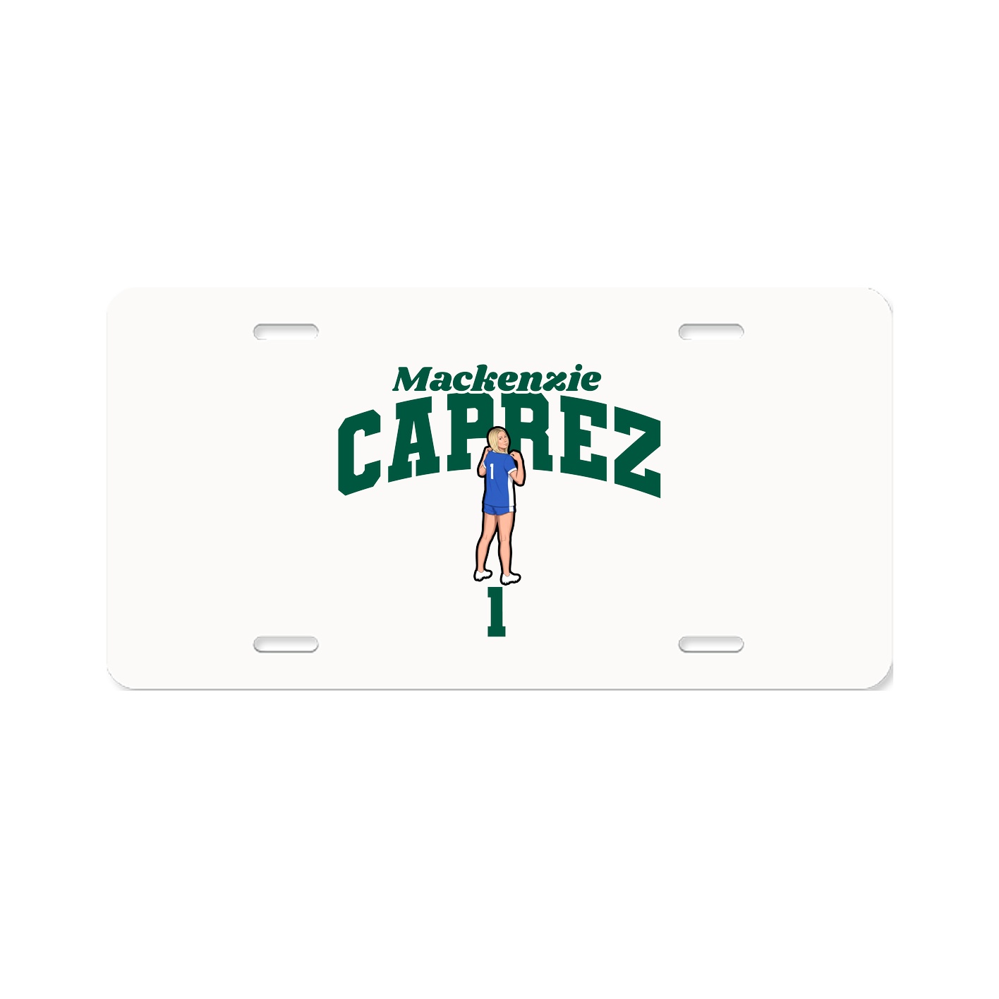 License Plate — Signature Arch in Classic